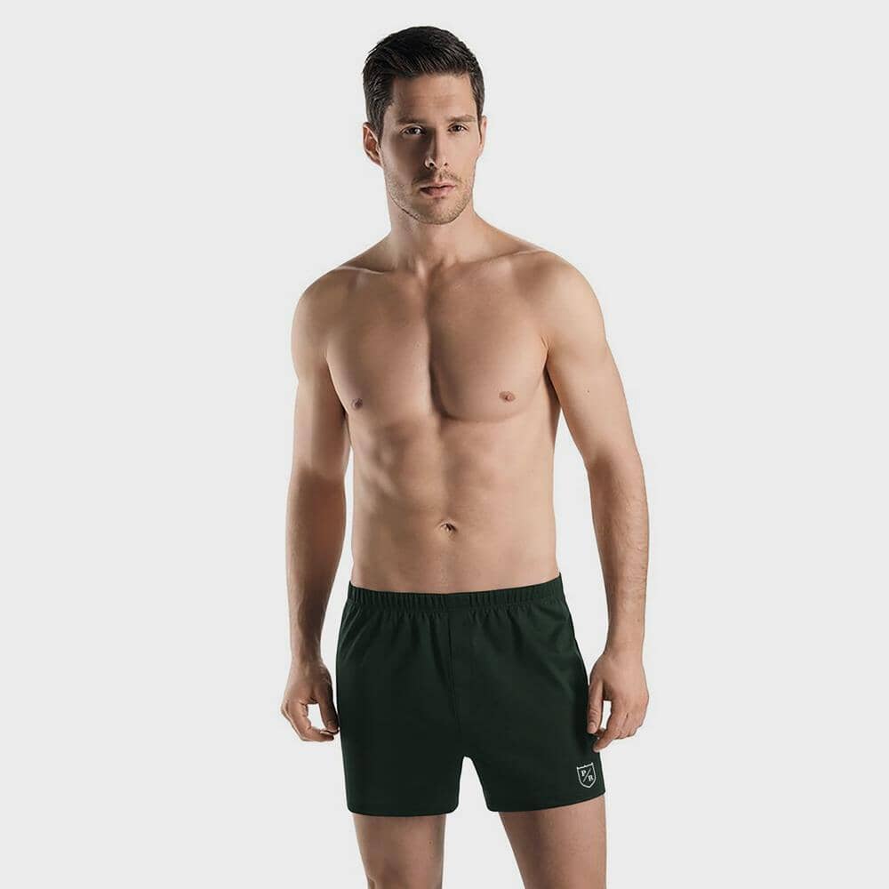 Polo Republica Men's Solid Boxer Shorts Men's Underwear Polo Republica Bottle Green S