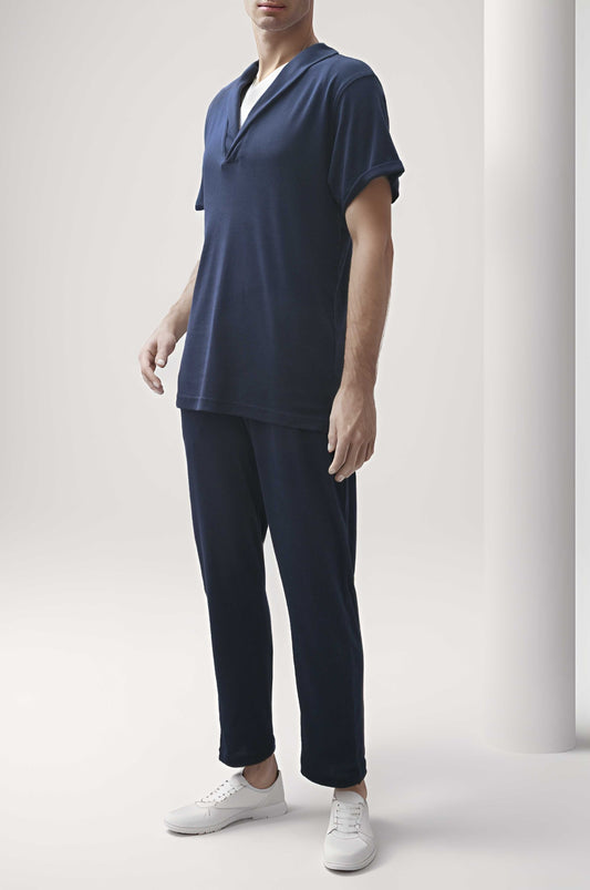 Polo Republica Men's Short Sleeve Shawl Collar Twin Set Men's Twin Set Polo Republica