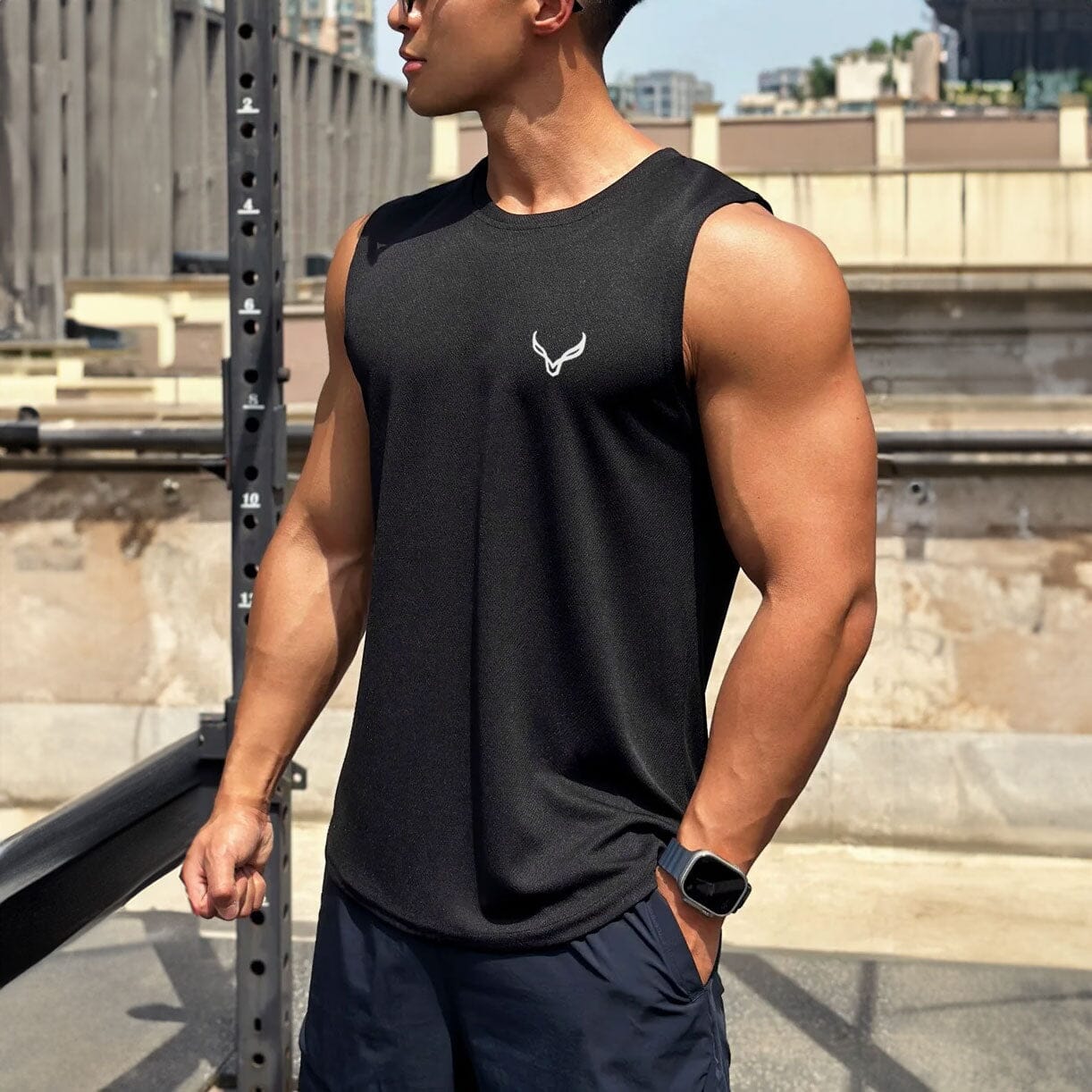 Polo Athletica Men's Logo Printed Activewear Tank Top