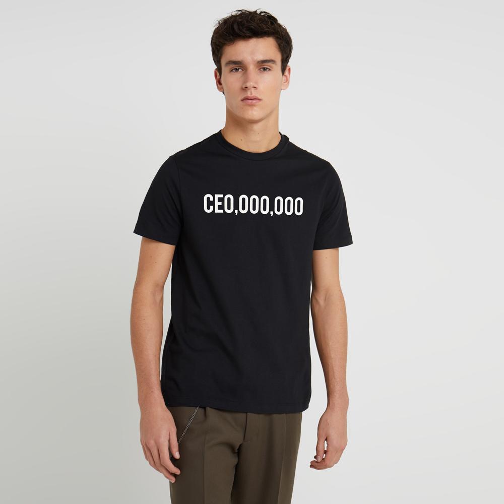 LE CEO Millionaire Tee Shirt Men's Tee Shirt Image Black XS