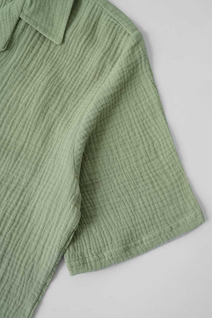 Polo Republica Men's Camp Collar Casual Shirt