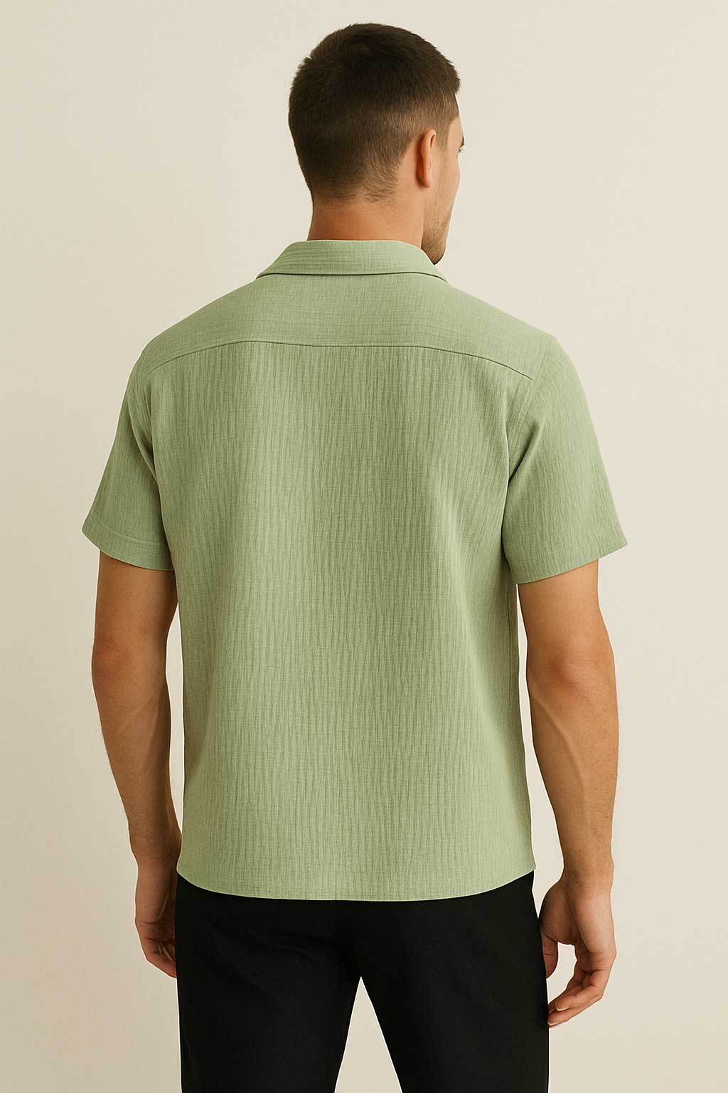 Polo Republica Men's Camp Collar Casual Shirt