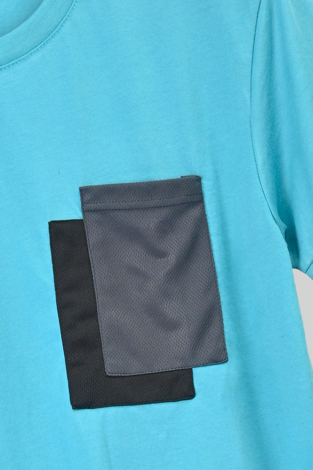 Polo Republica Men's Contrast Pocket Crew Neck Tee Shirt