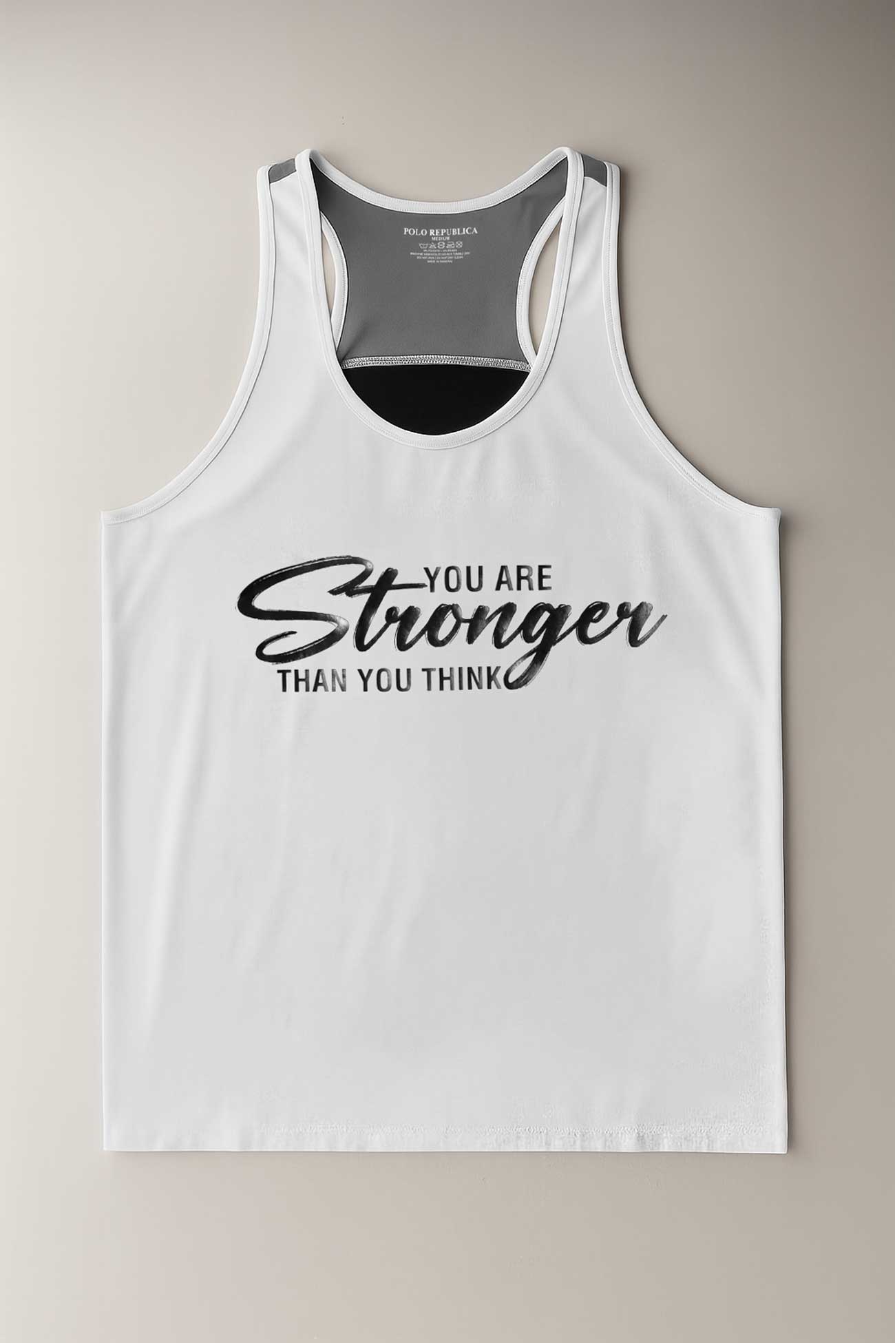 Polo Republica Men's Stronger Activewear Tank Top