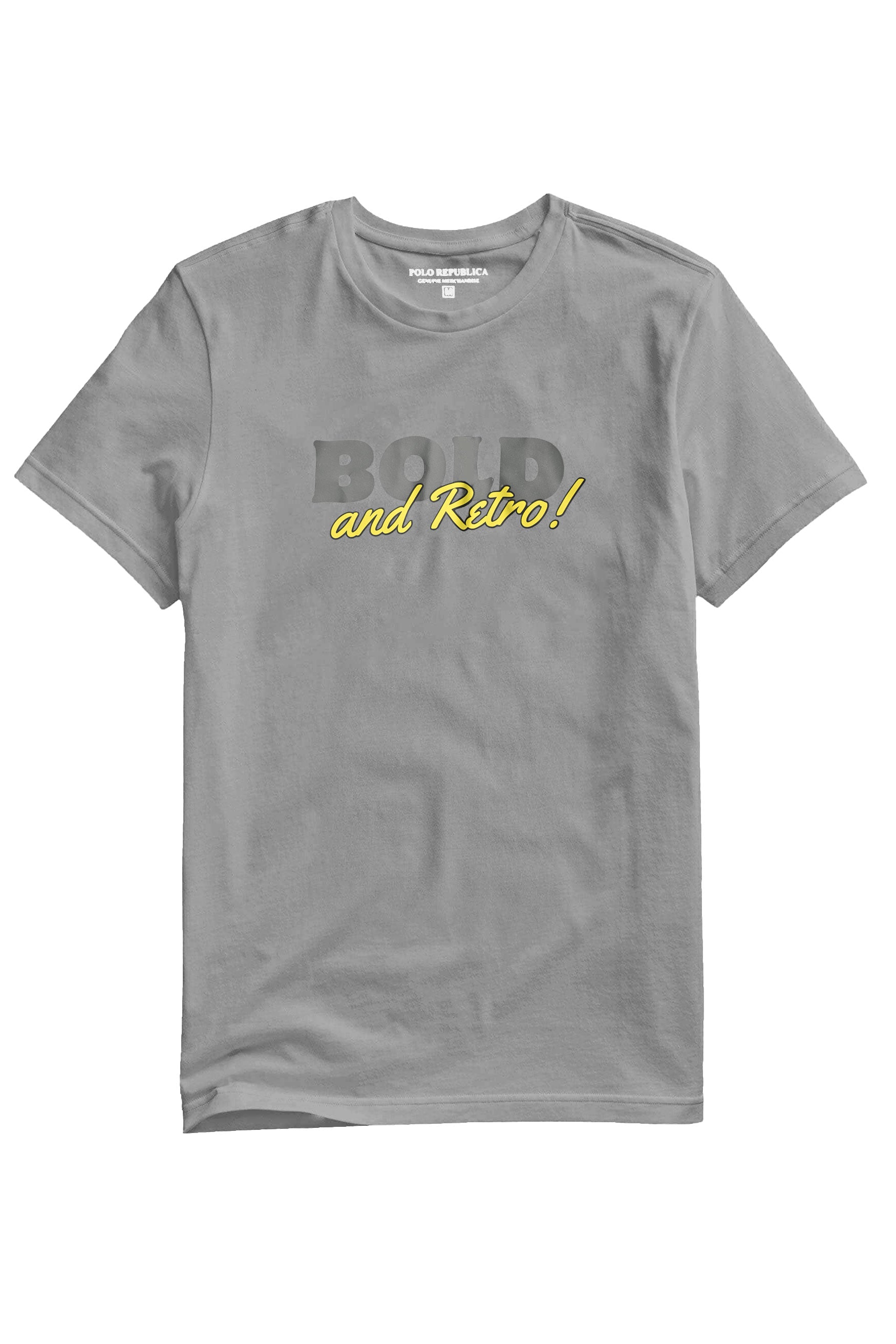 Polo Republica Men's Bold and Retro Printed Short Sleeve Tee Shirt