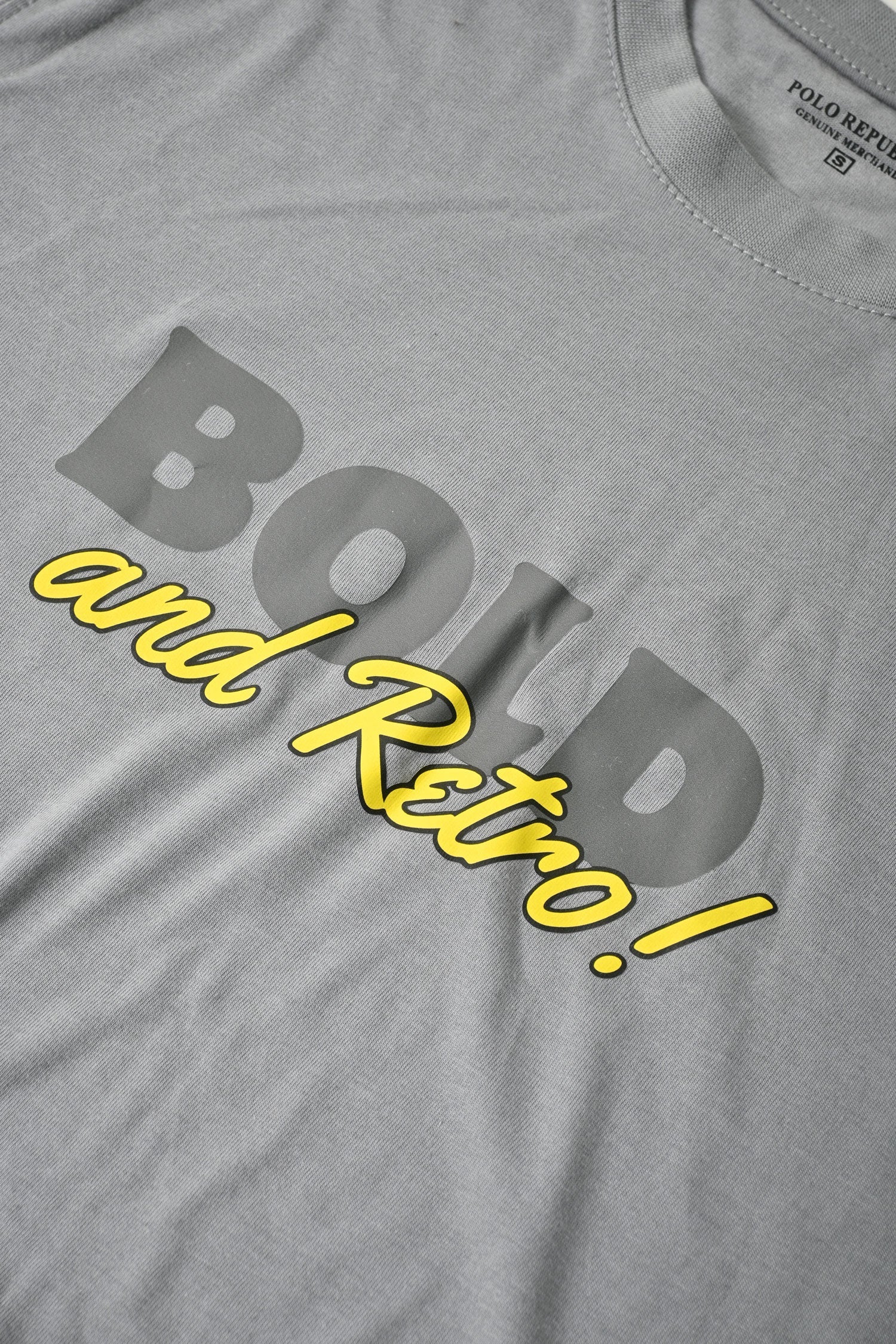 Polo Republica Men's Bold and Retro Printed Short Sleeve Tee Shirt