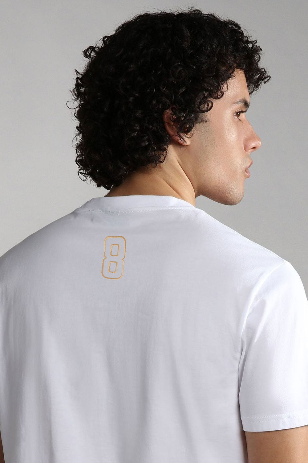 Polo Republica Men's PRC Crest & 8 Embroidered Crew Neck Tee Shirt