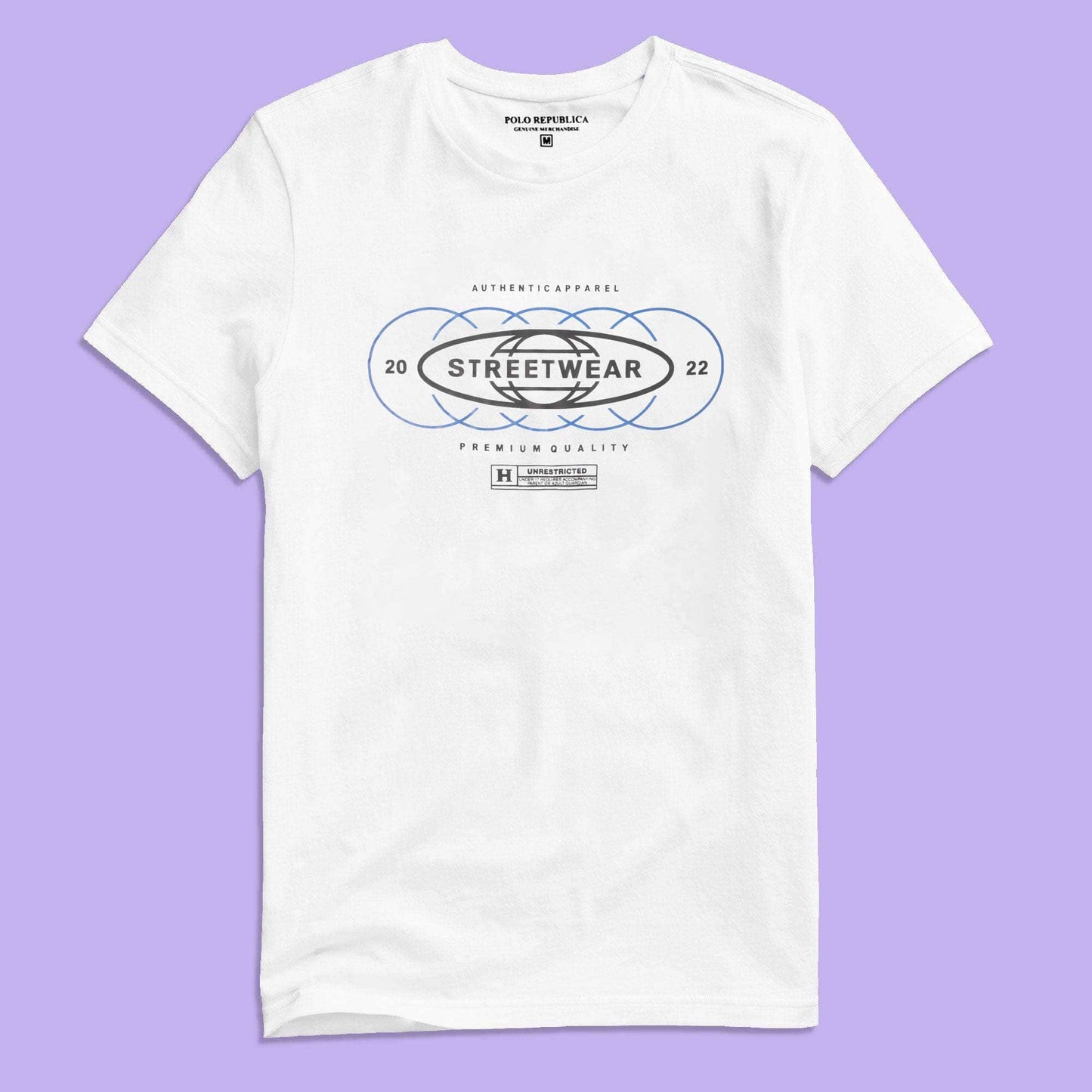 Polo Republica Men's Streetwear Printed Crew Neck Tee Shirt Men's Tee Shirt Polo Republica