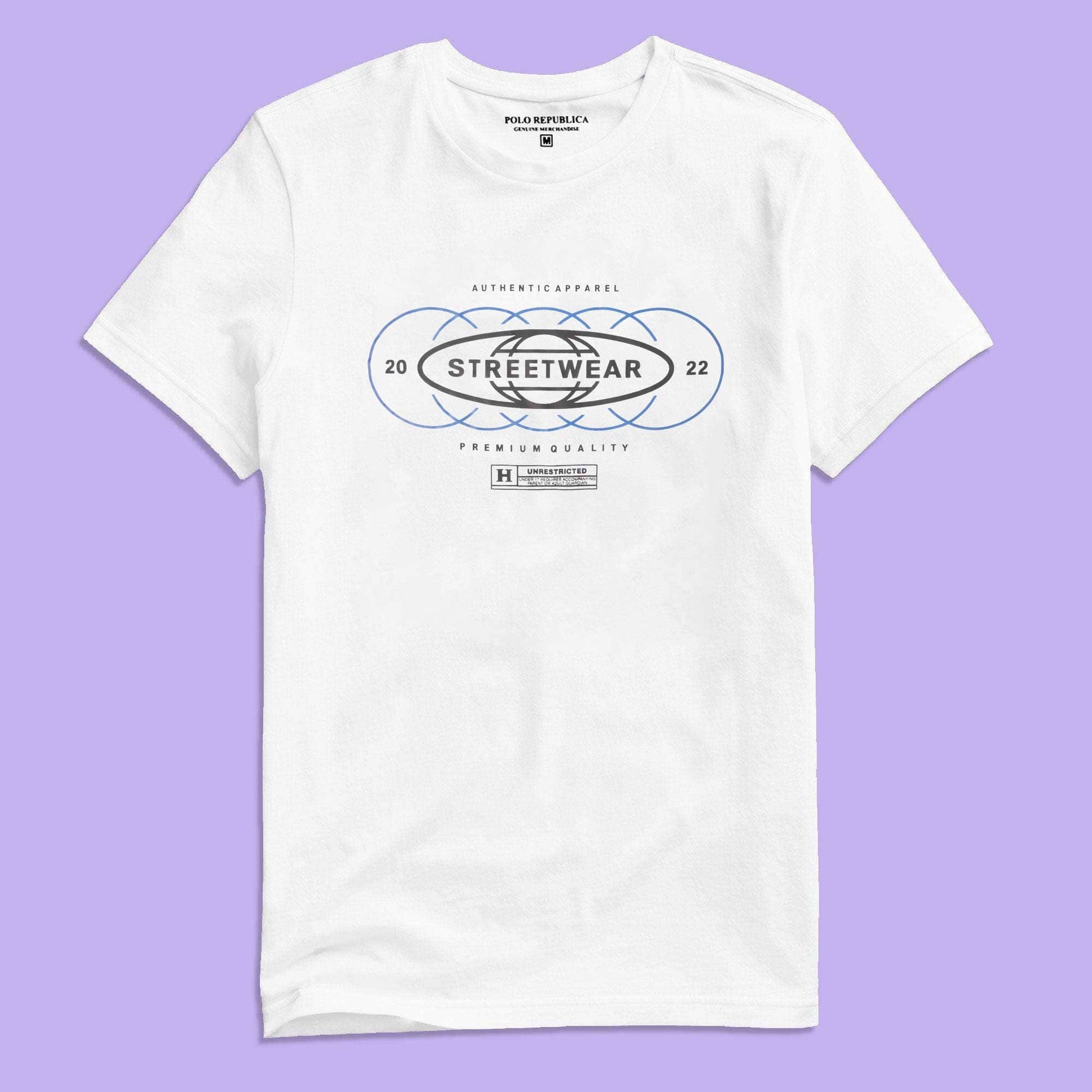 Polo Republica Men's Streetwear Printed Crew Neck Tee Shirt Men's Tee Shirt Polo Republica