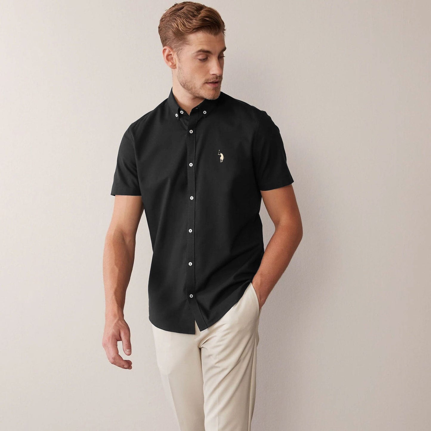 Polo Republica Men's Signature Pony Embroidered Pique Casual Shirt Men's Casual Shirt Polo Republica