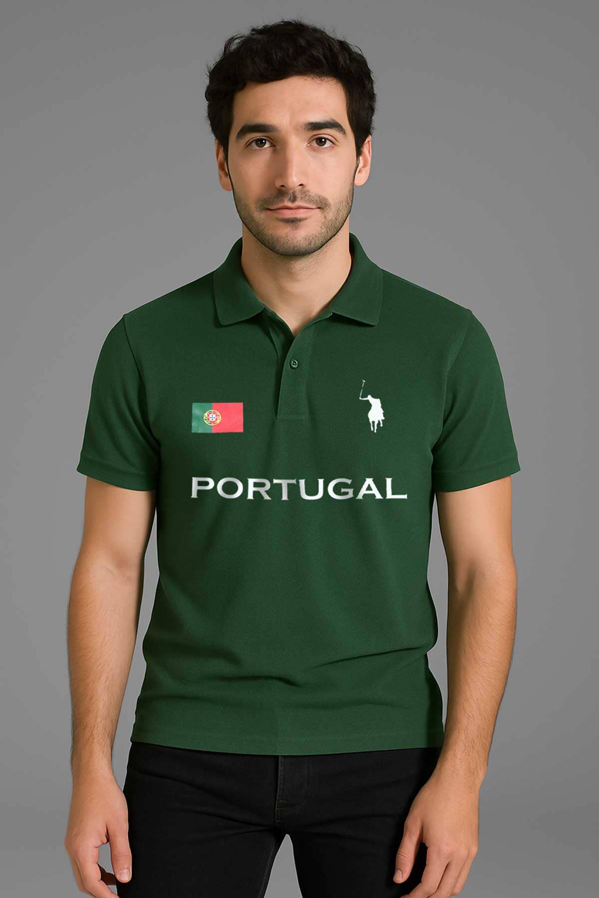 Polo Republica Men's Portugal Polo Shirt - Main Image