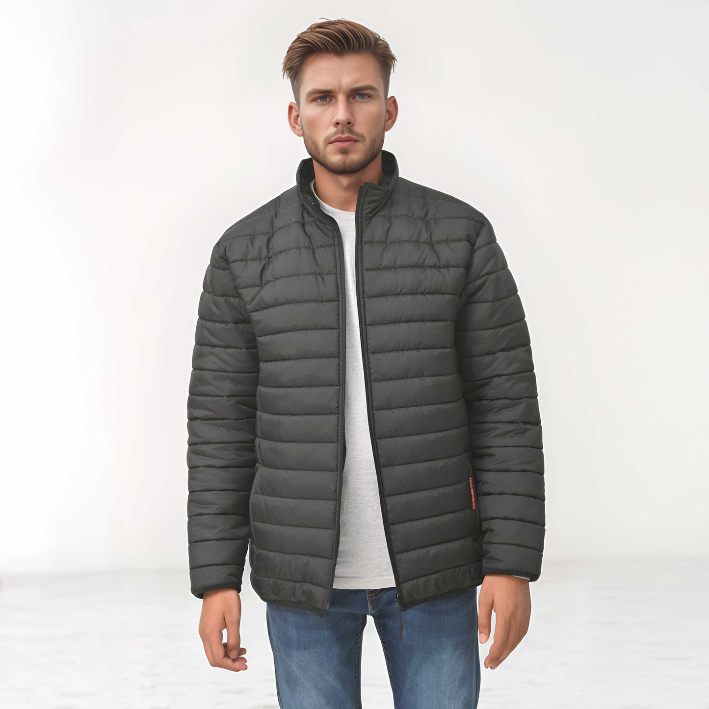 Polo Republica Men's Puffer Jacket