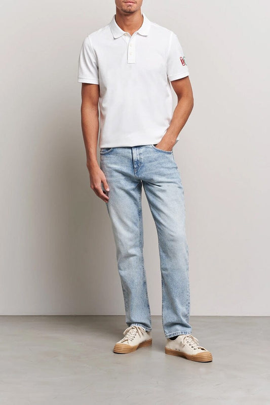 Polo Republica Men's Paper Clips Embroidered Polo Shirt Men's Polo Shirt Polo Republica