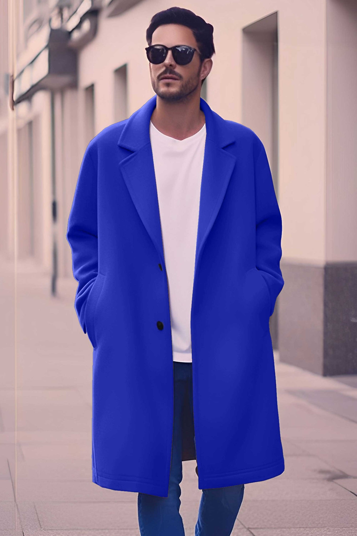 Polo Republica Men's Winter Fleece Long Coat Men's Coat Polo Republica