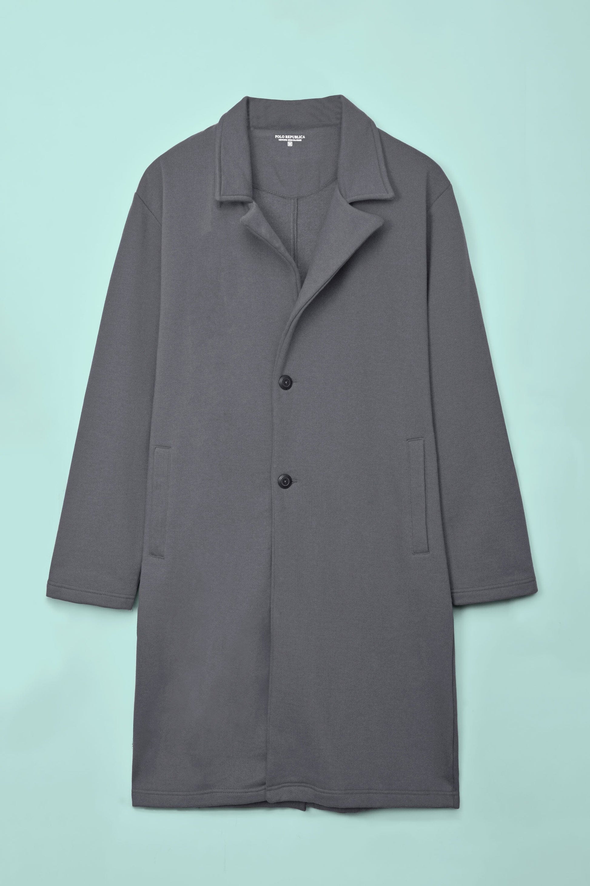 Polo Republica Men's Winter Fleece Long Coat Men's Coat Polo Republica