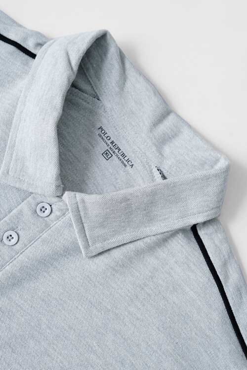 Polo Republica Men's Oversized Drop Shoulder Polo Shirt