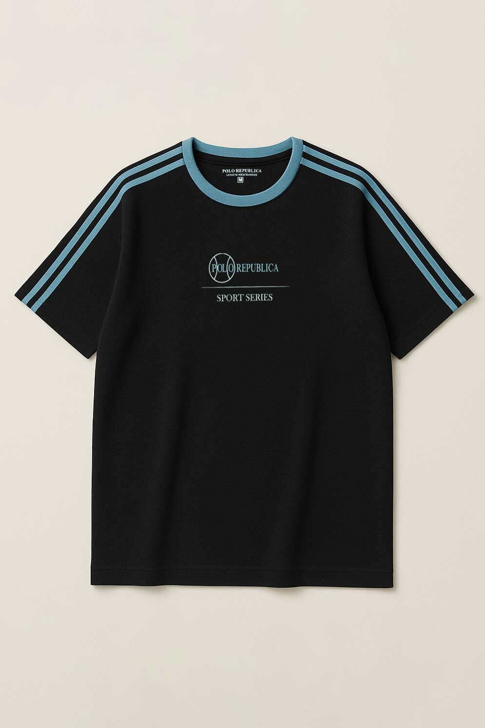 Polo Republica Men's Sport Series Drop Shoulder Oversized Tee Shirt