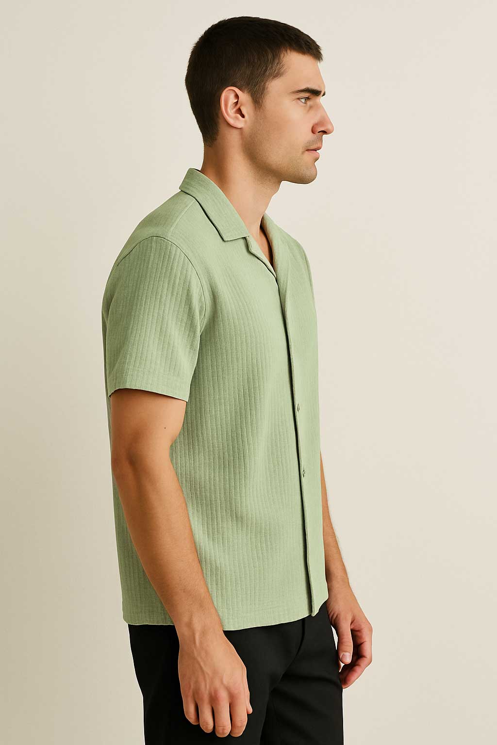 Polo Republica Men's Camp Collar Casual Shirt