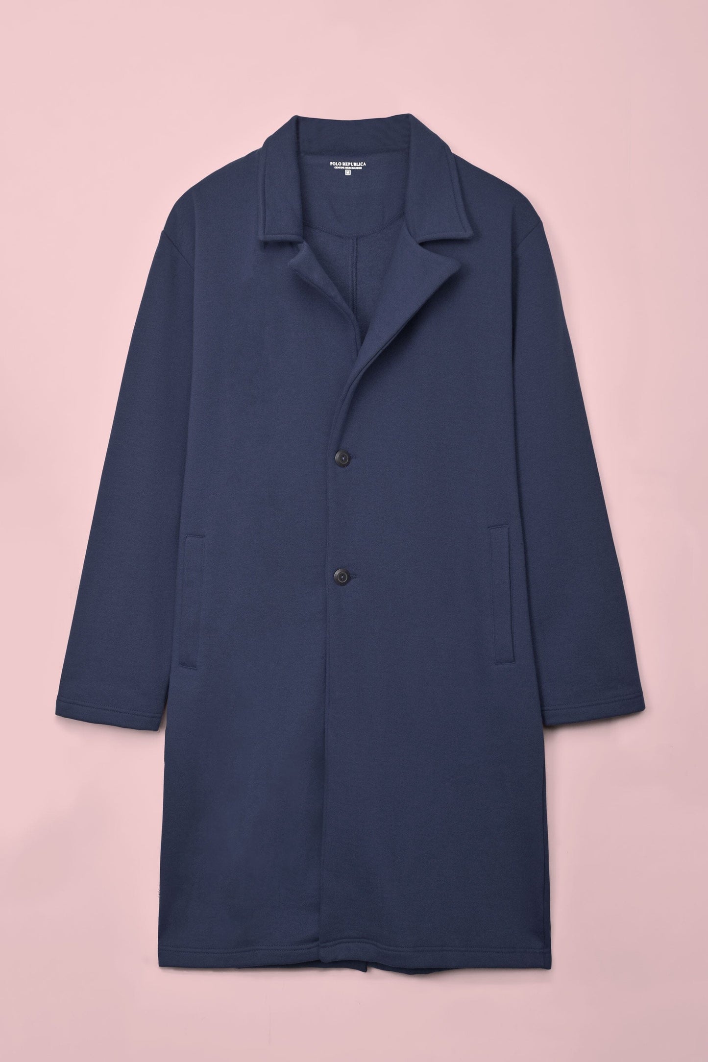 Polo Republica Men's Winter Fleece Long Coat Men's Coat Polo Republica