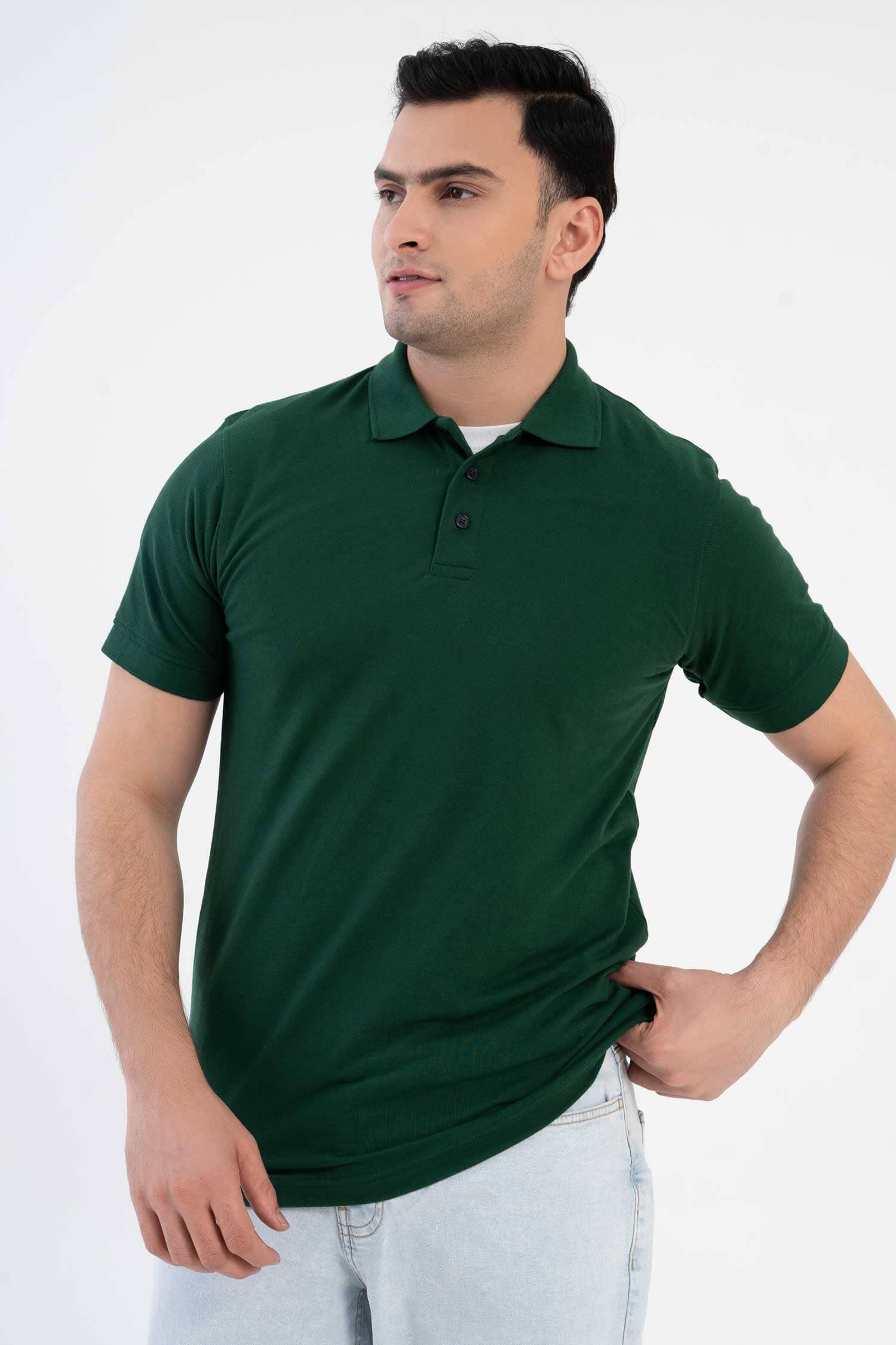 Polo Republica Men's Shirt Men's Casual Shirt Polo Republica Bottle Green S