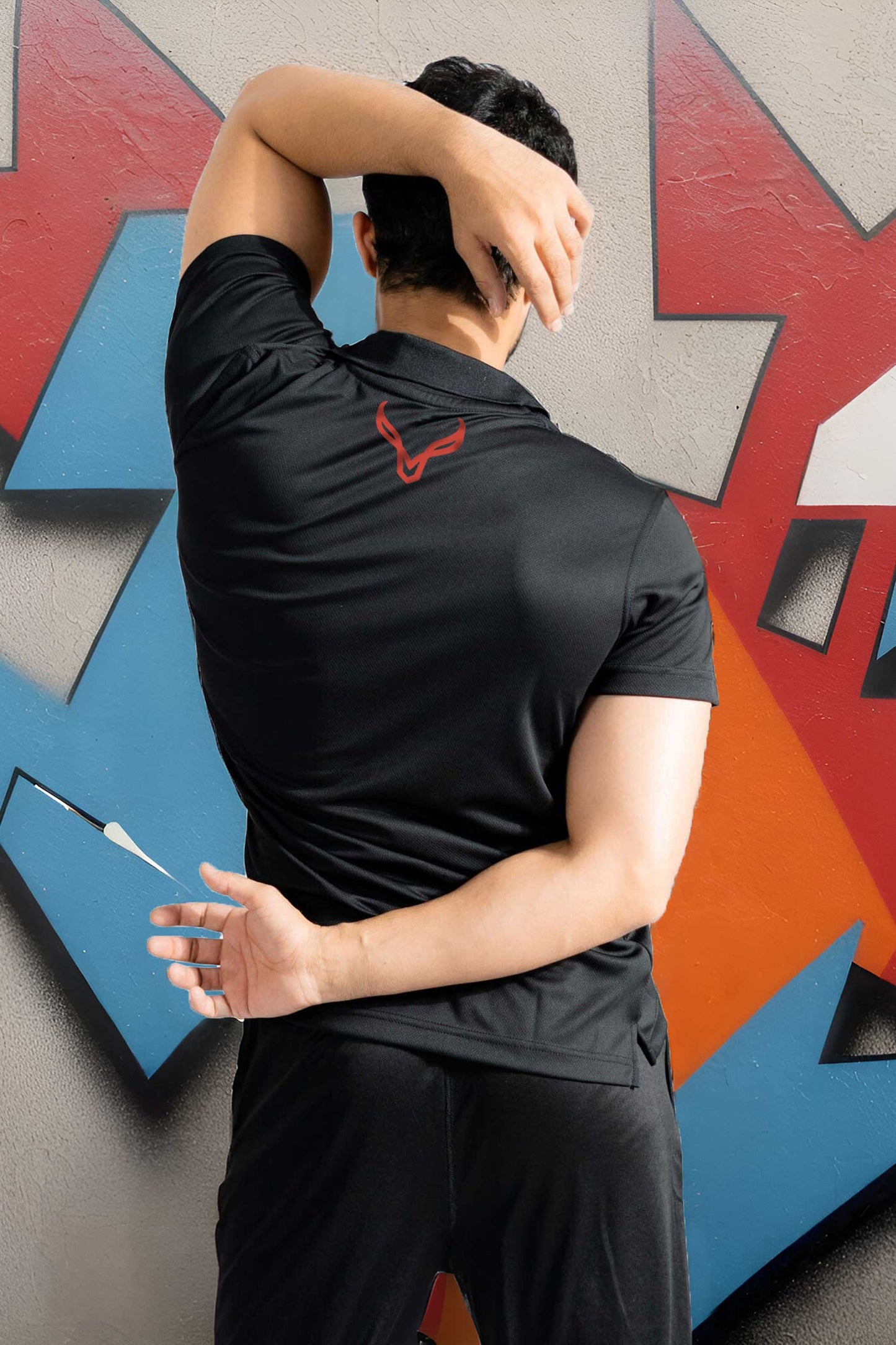 Polo Republica Men's Play Great Printed Activewear Polo Shirt