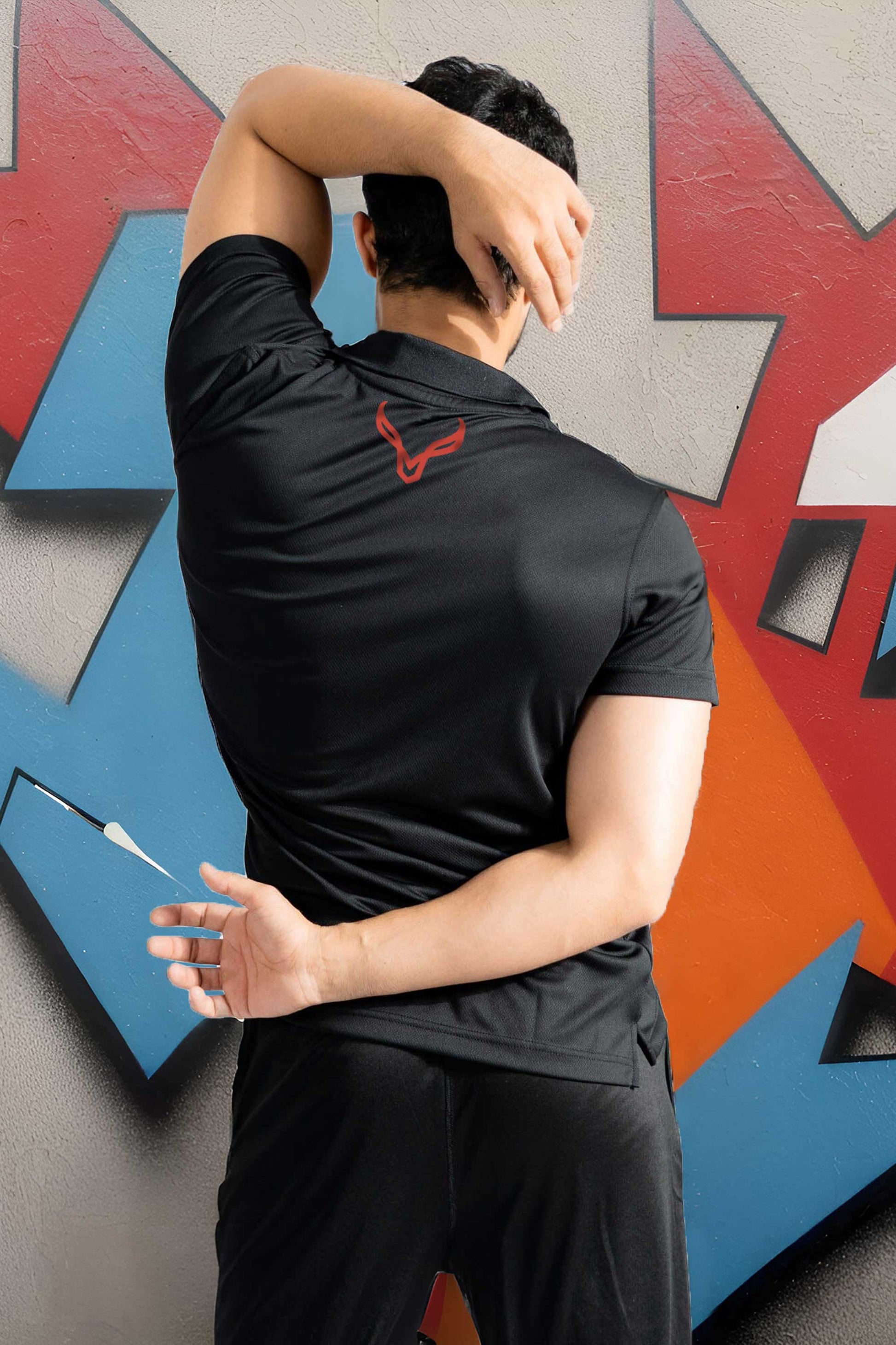 Polo Republica Men's Play Great Printed Activewear Polo Shirt