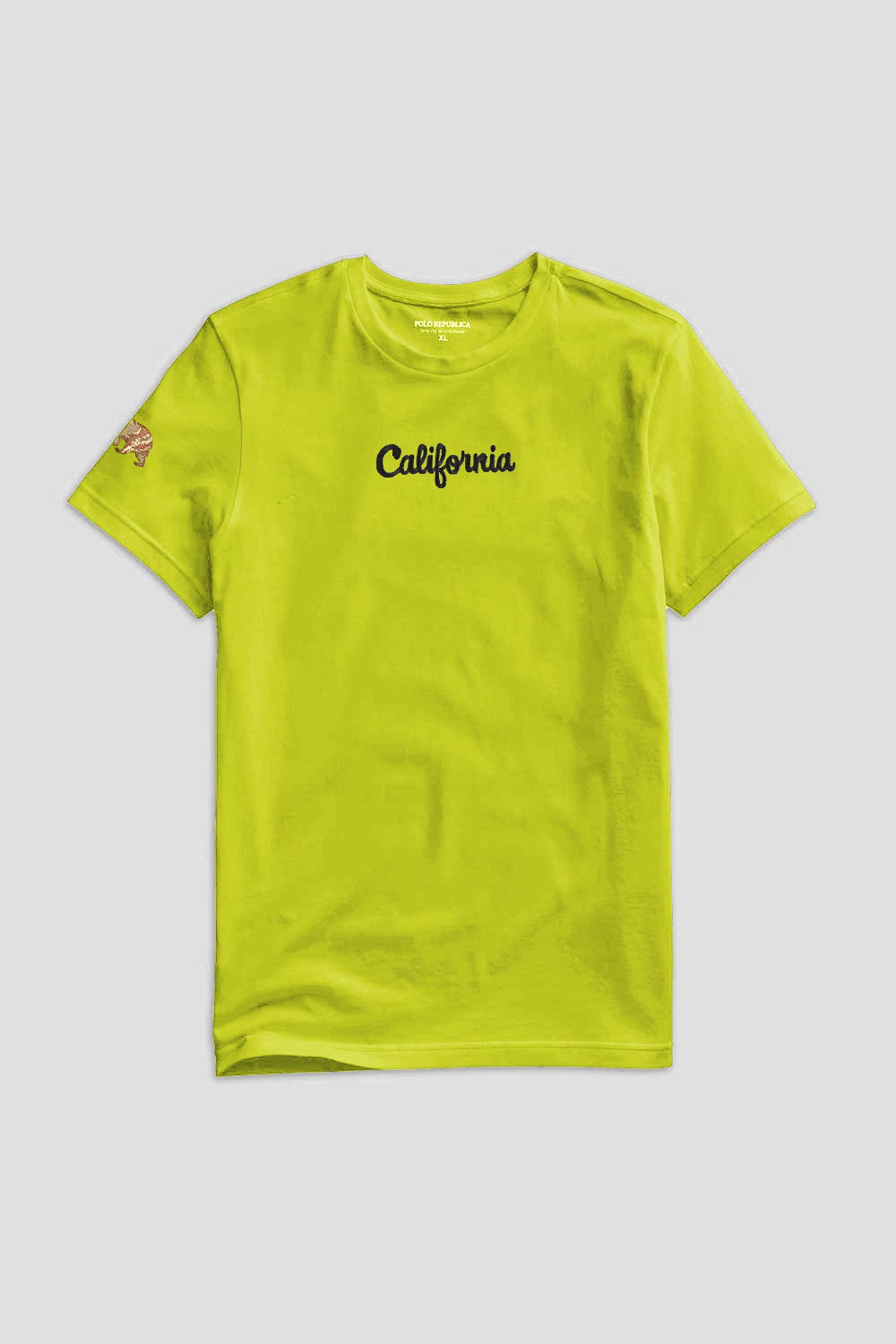 Polo Republica Men's California Embroidered Short Sleeve Tee Shirt