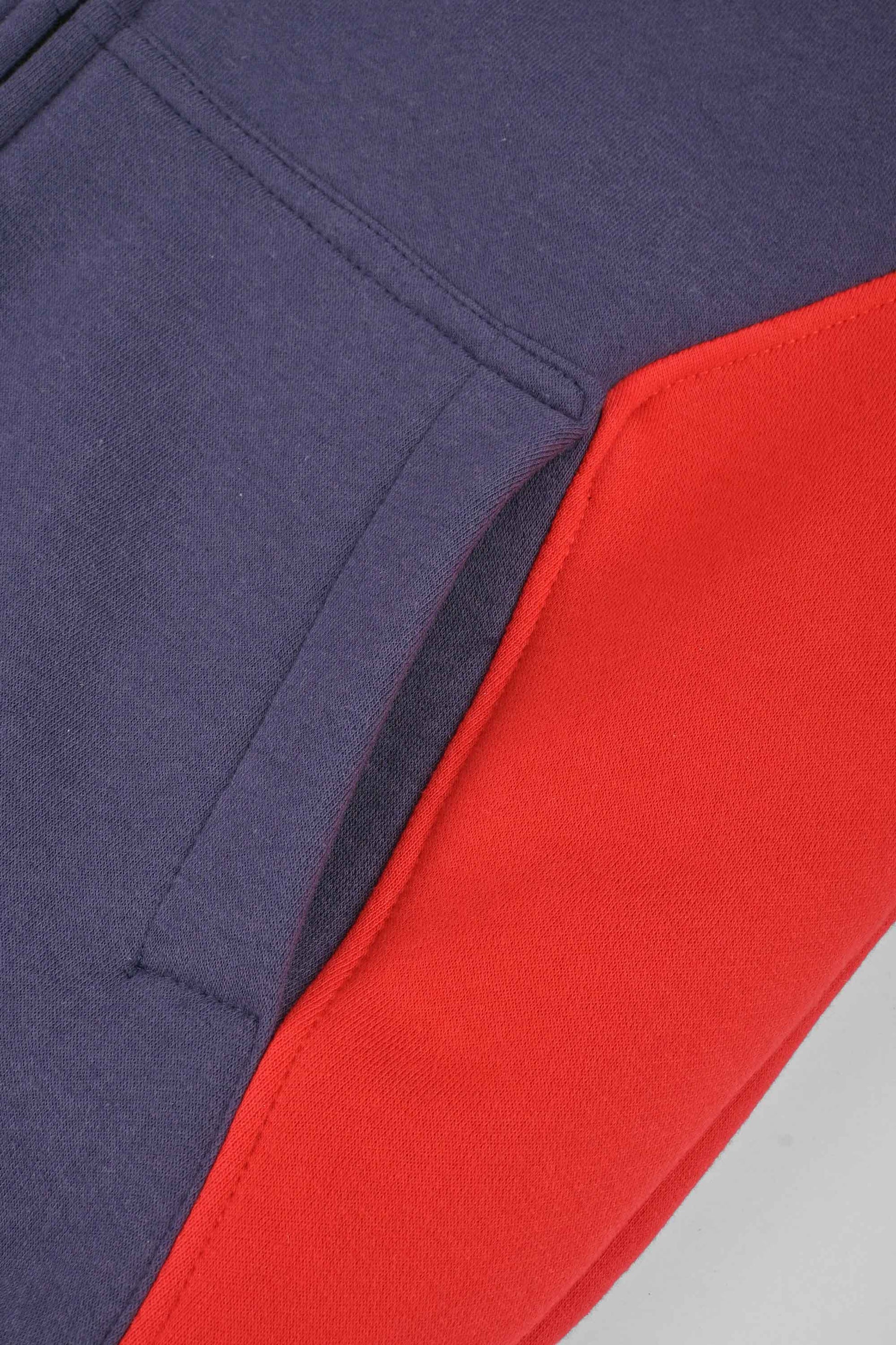 Axinite Unisex AX 96 Contrast Panel Fleece Zipper Hoodie Unisex Zipper Hoodie Image