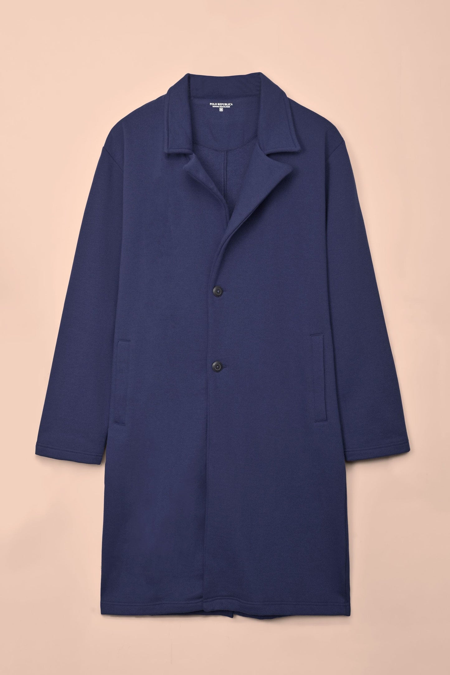 Polo Republica Men's Winter Fleece Long Coat Men's Coat Polo Republica