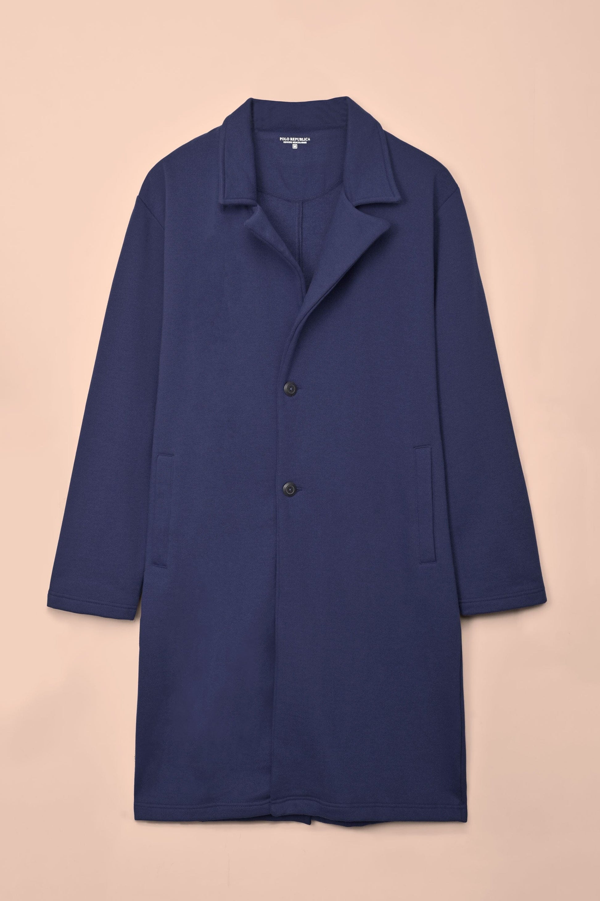 Polo Republica Men's Winter Fleece Long Coat Men's Coat Polo Republica