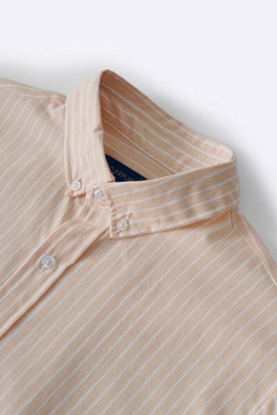 Polo Republica Men's Button Down Striped Casual Shirt
