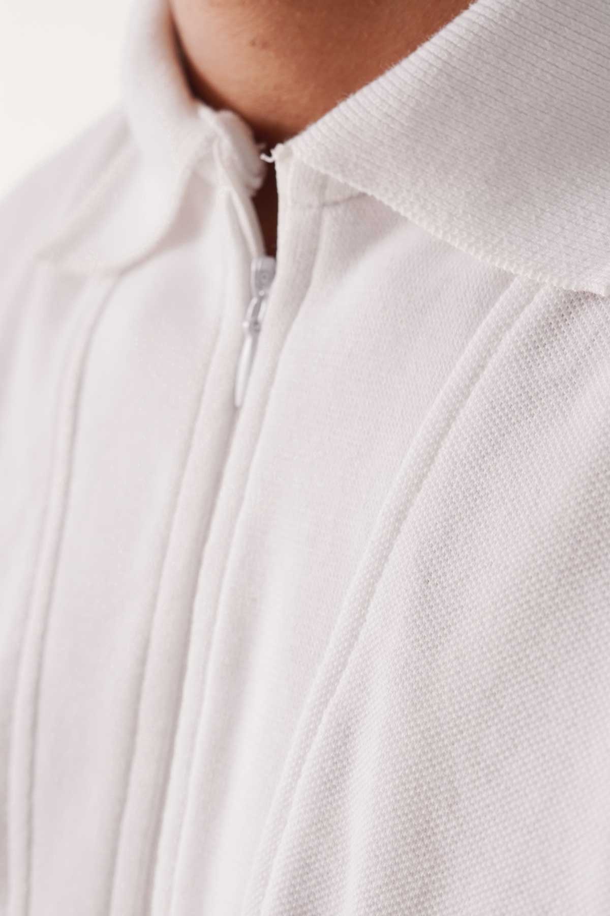 Polo Republica Men's Zipper Placket Polo Shirt