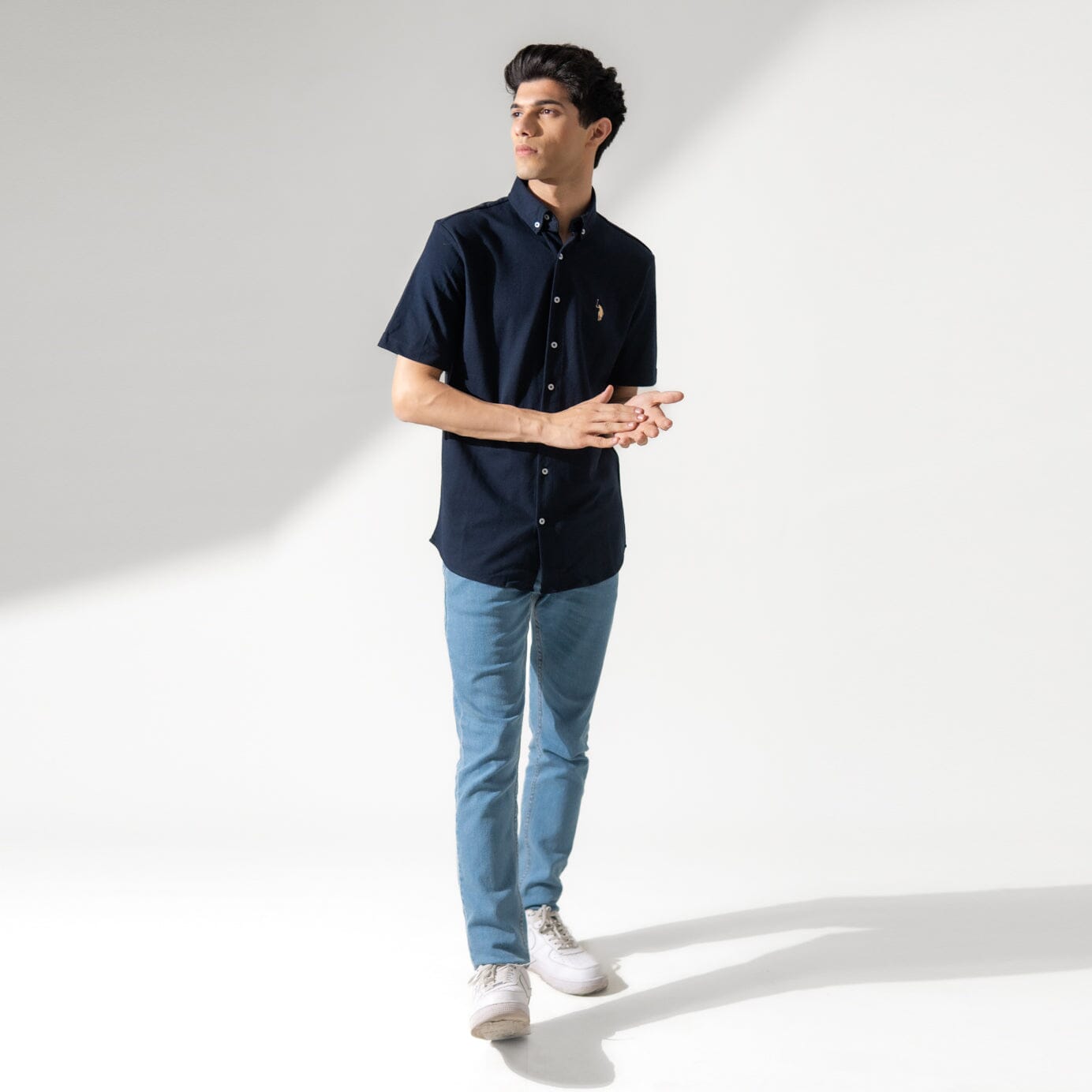 Polo Republica Men's Signature Pony Embroidered Pique Casual Shirt Men's Casual Shirt Polo Republica