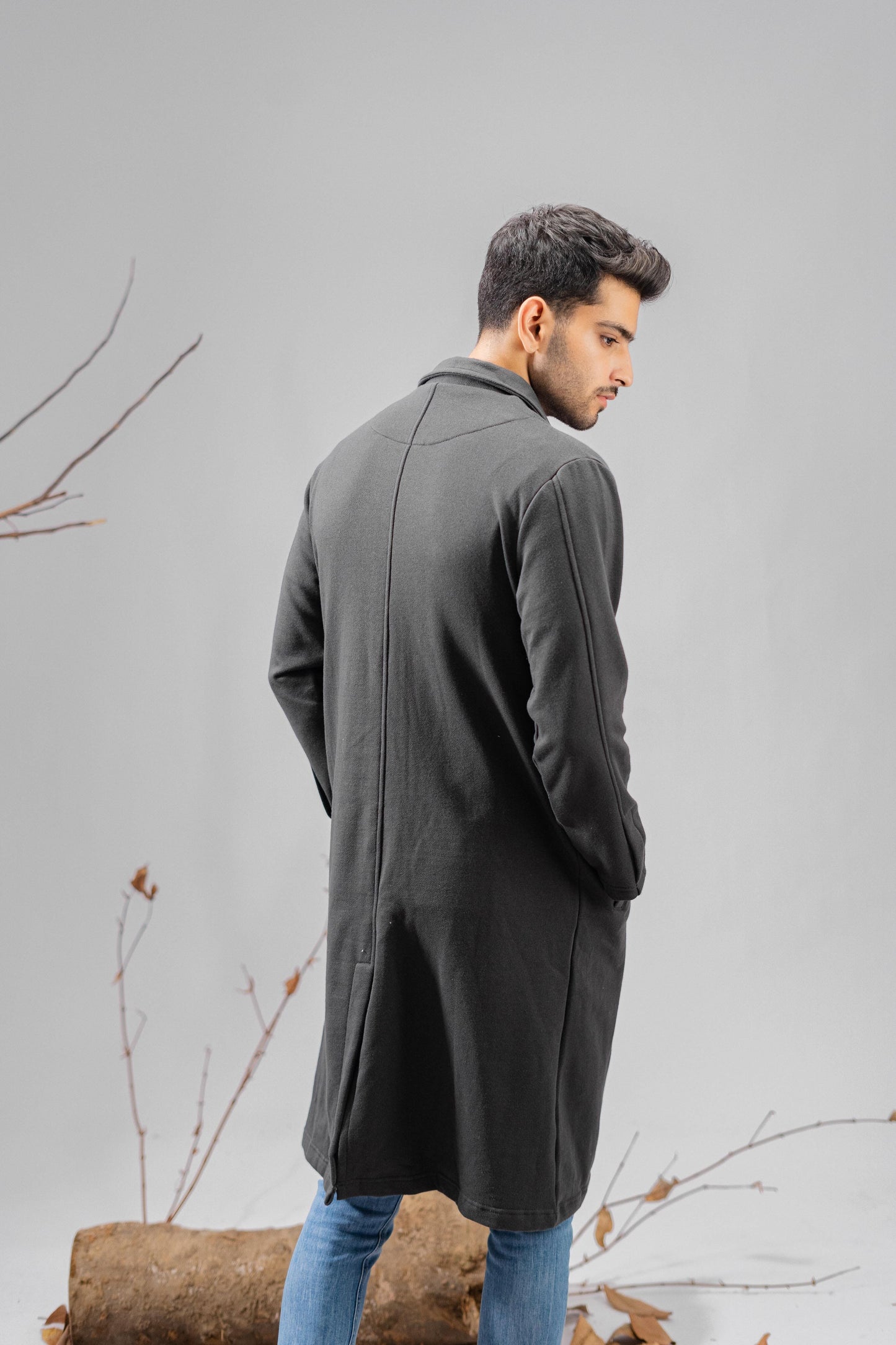 Polo Republica Men's Winter Fleece Long Coat Men's Coat Polo Republica