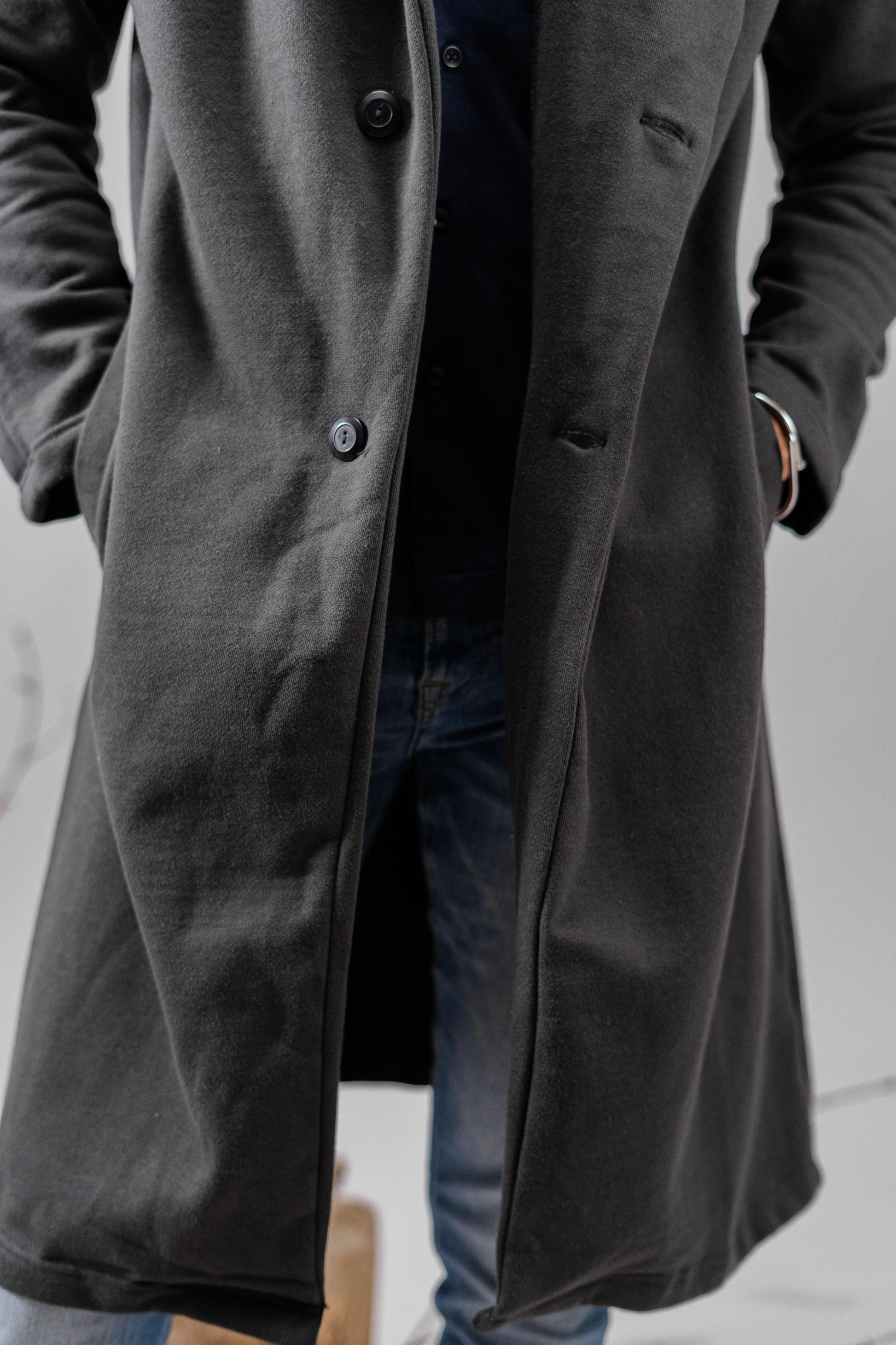 Polo Republica Men's Winter Fleece Long Coat Men's Coat Polo Republica