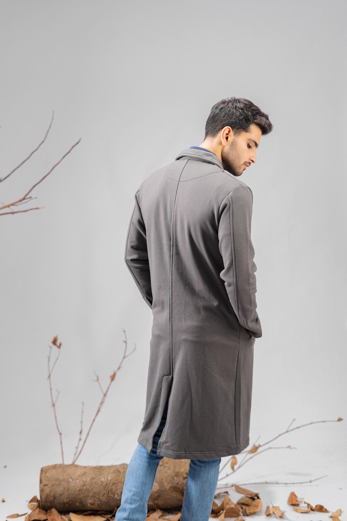 Polo Republica Men's Winter Fleece Long Coat Men's Coat Polo Republica