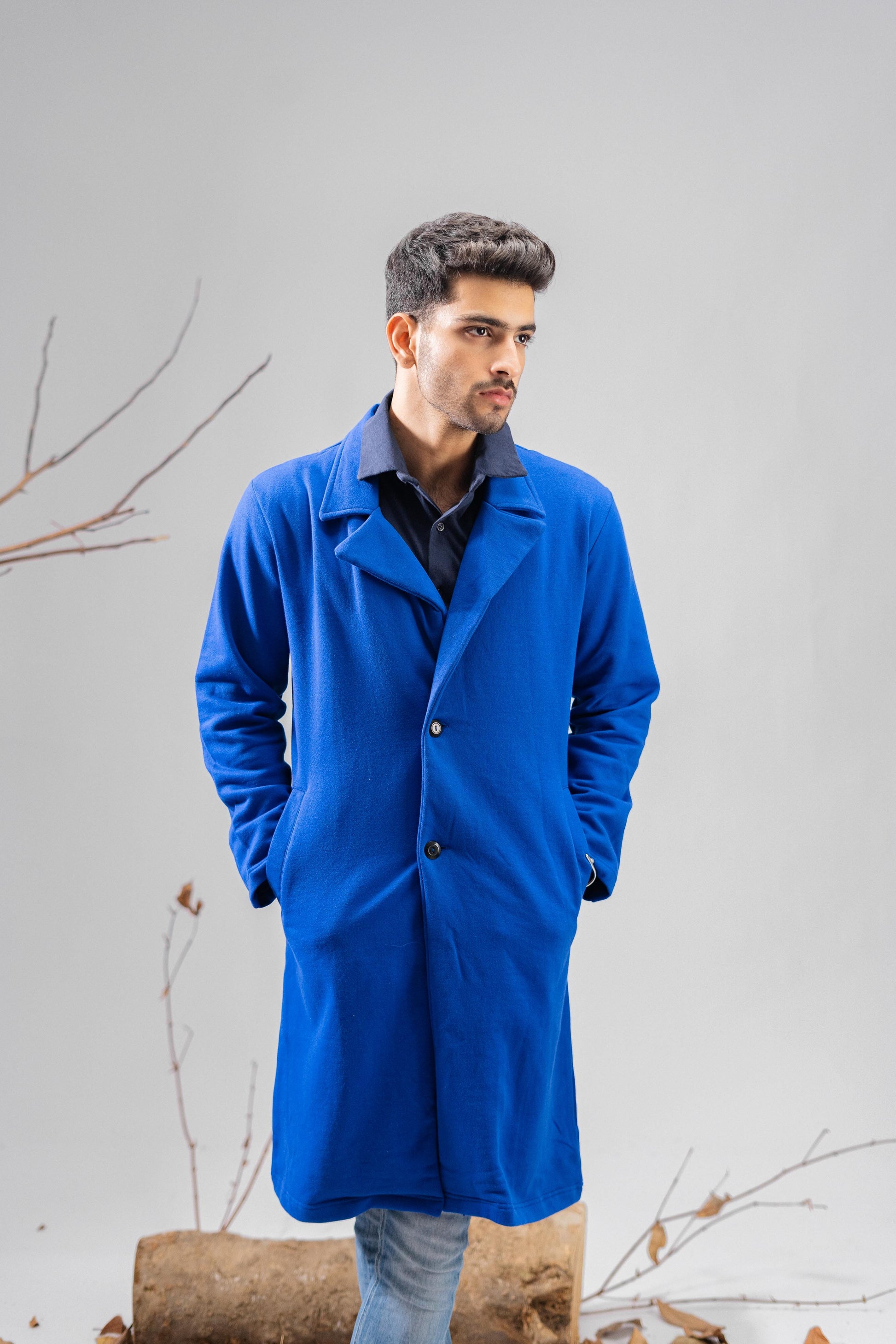 Polo Republica Men's Winter Fleece Long Coat Men's Coat Polo Republica
