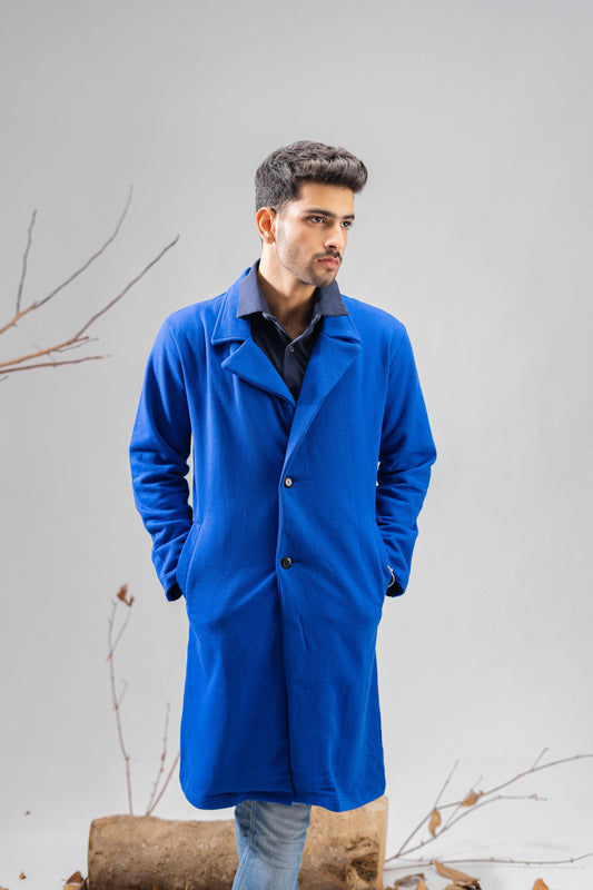 Polo Republica Men's Winter Fleece Long Coat Men's Coat Polo Republica