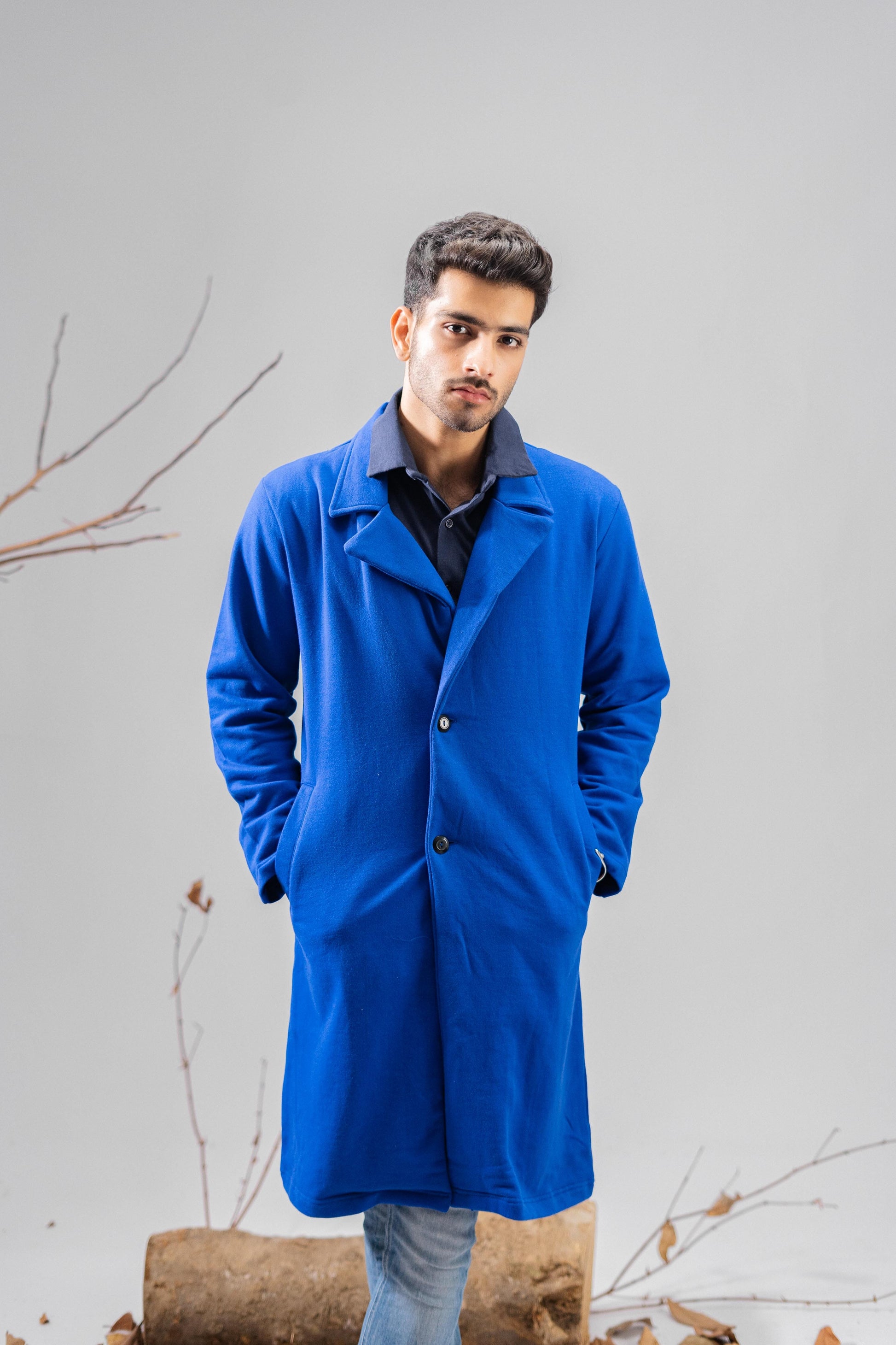 Polo Republica Men's Winter Fleece Long Coat Men's Coat Polo Republica
