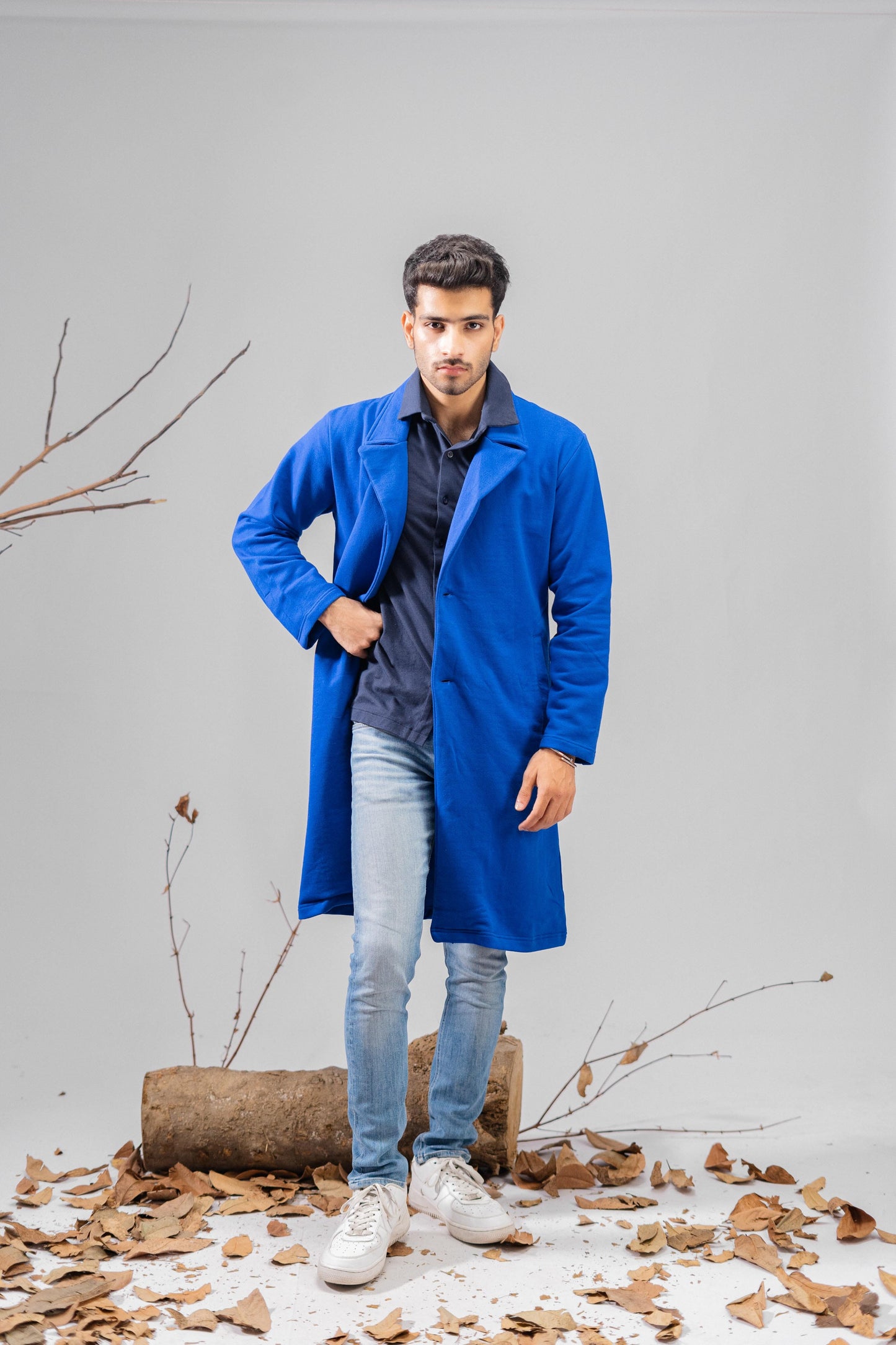 Polo Republica Men's Winter Fleece Long Coat Men's Coat Polo Republica