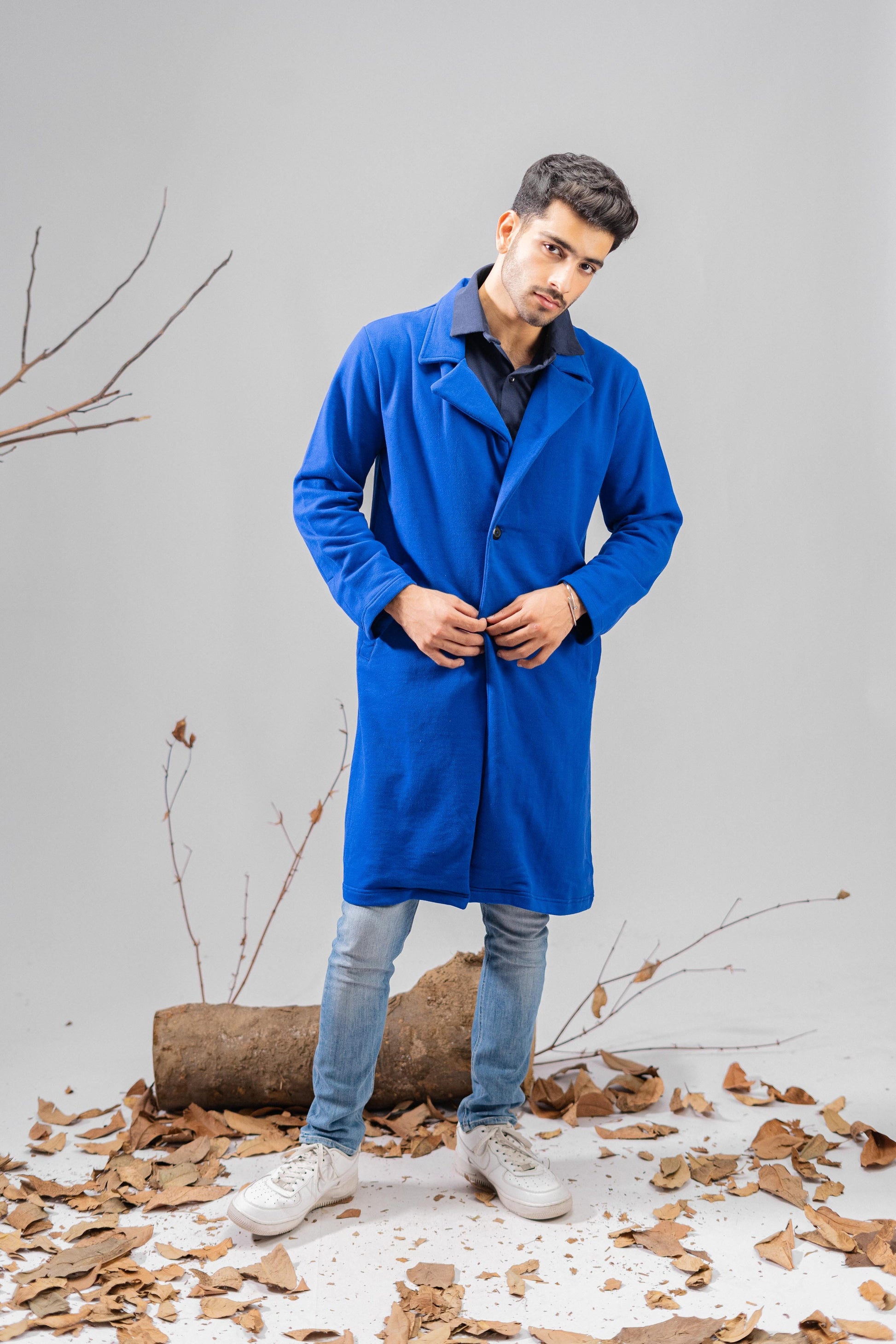 Polo Republica Men's Winter Fleece Long Coat Men's Coat Polo Republica