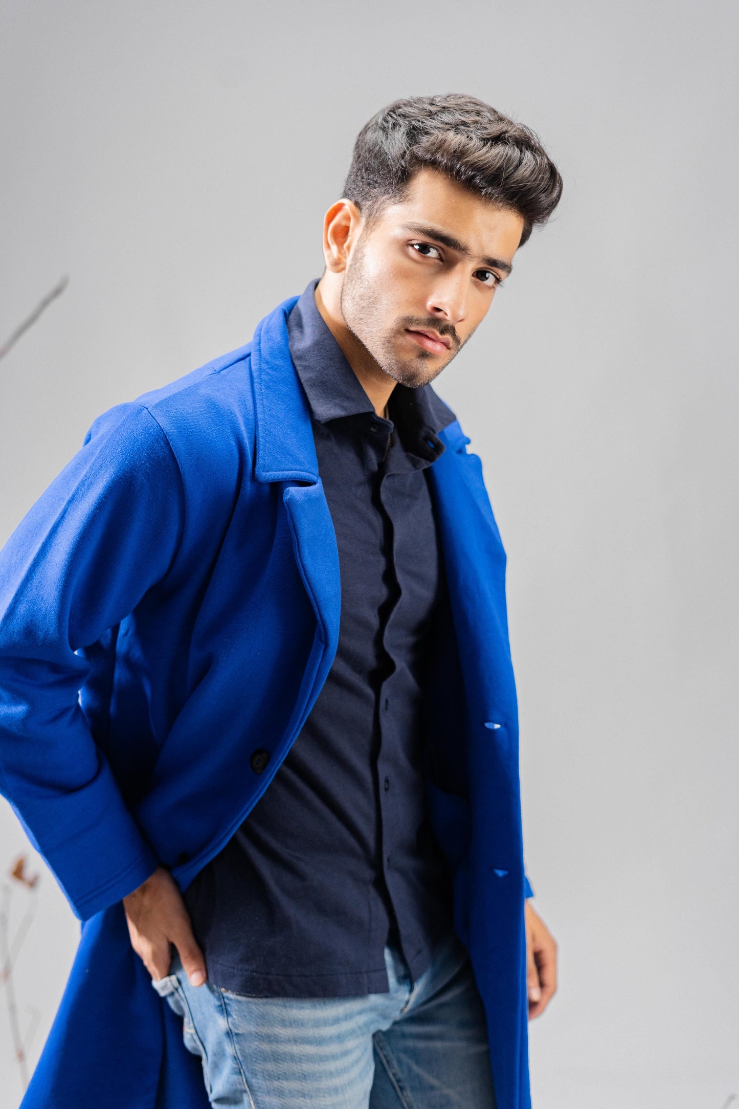 Polo Republica Men's Winter Fleece Long Coat Men's Coat Polo Republica