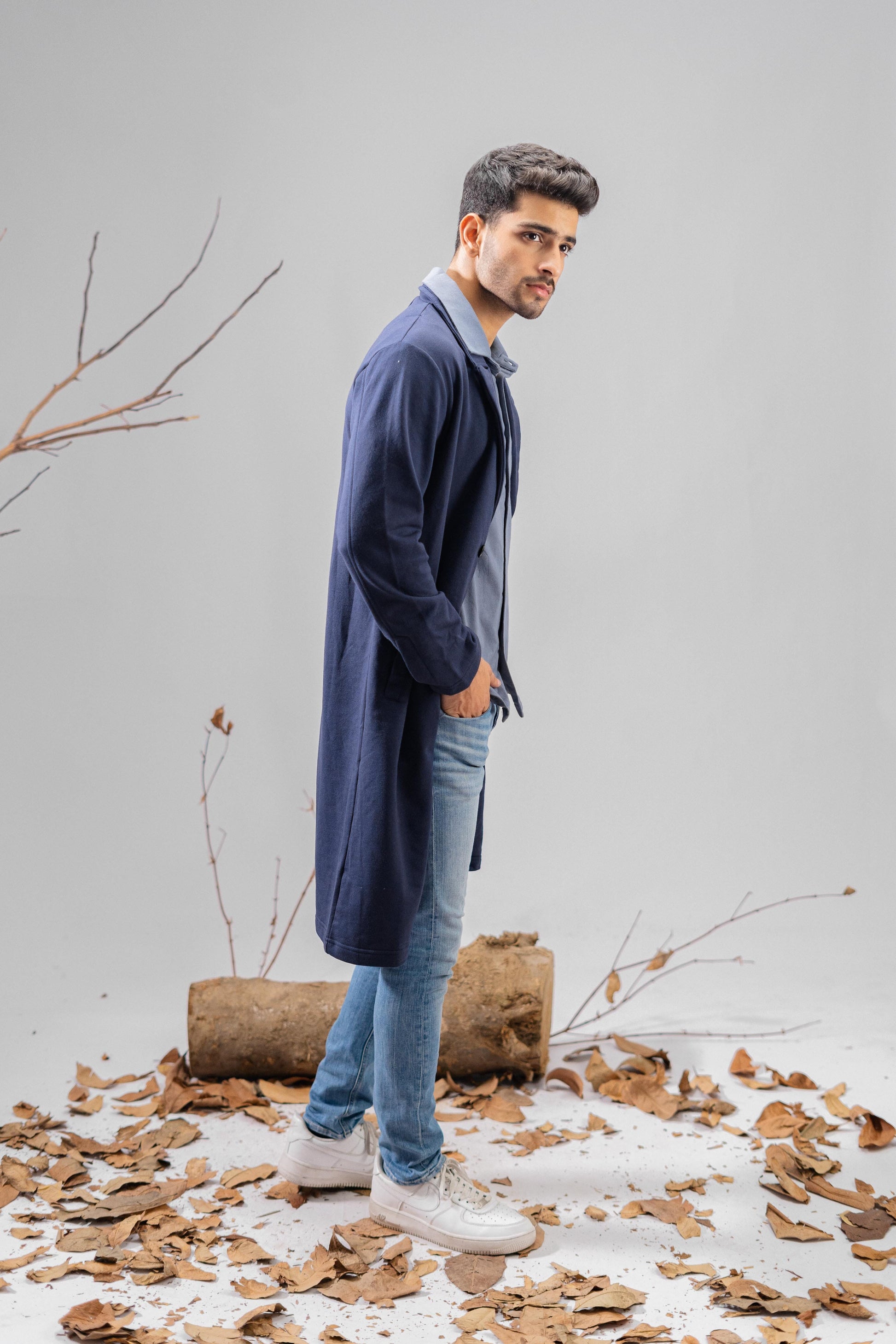 Polo Republica Men's Winter Fleece Long Coat Men's Coat Polo Republica