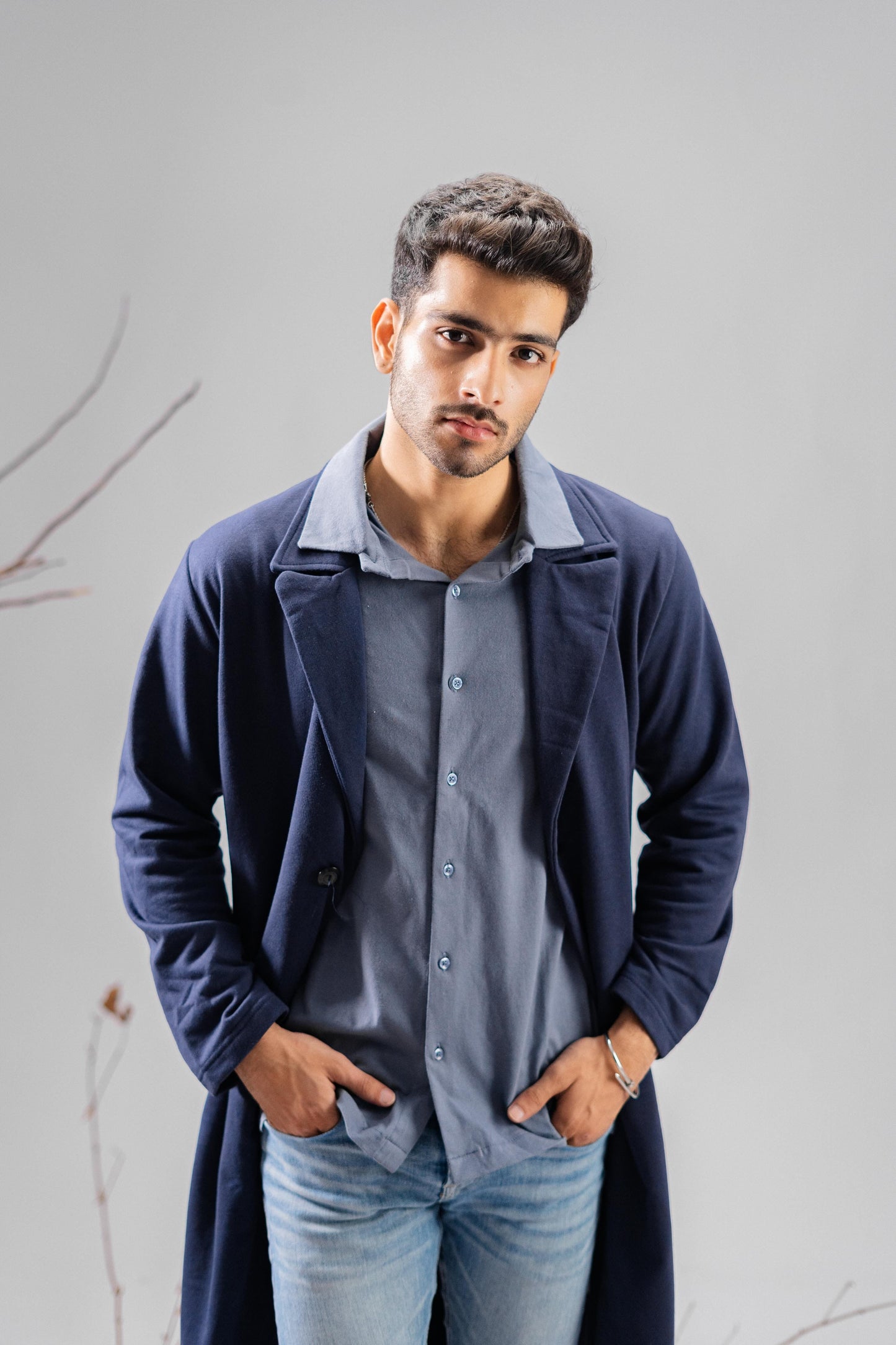 Polo Republica Men's Winter Fleece Long Coat Men's Coat Polo Republica