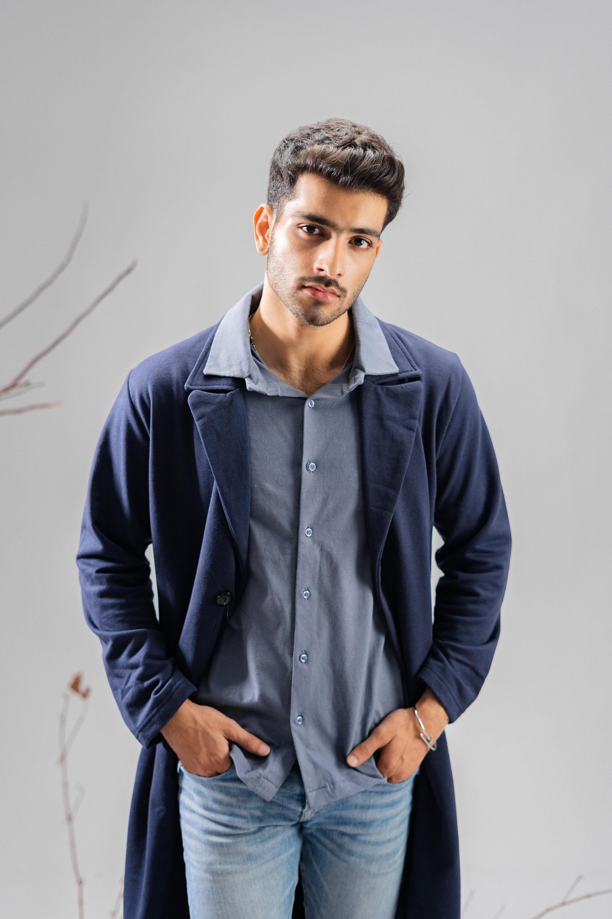 Polo Republica Men's Winter Fleece Long Coat Men's Coat Polo Republica