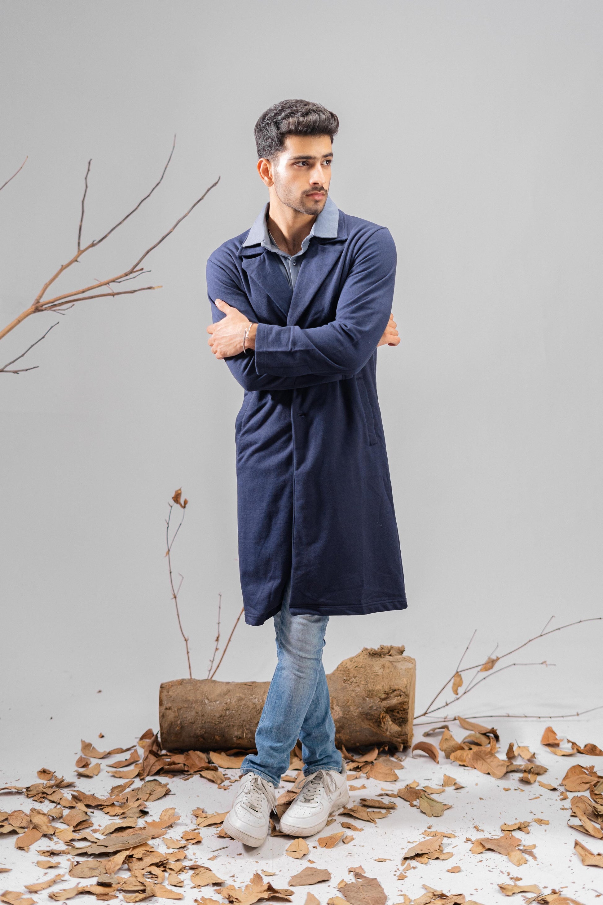 Polo Republica Men's Winter Fleece Long Coat Men's Coat Polo Republica