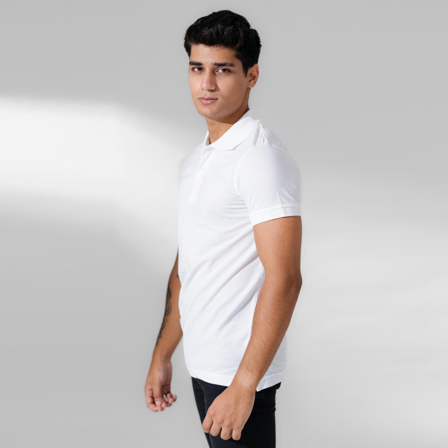 Polo Republica Men's Essentials Premium Short Sleeve Polo Shirt Men's Polo Shirt Polo Republica White S