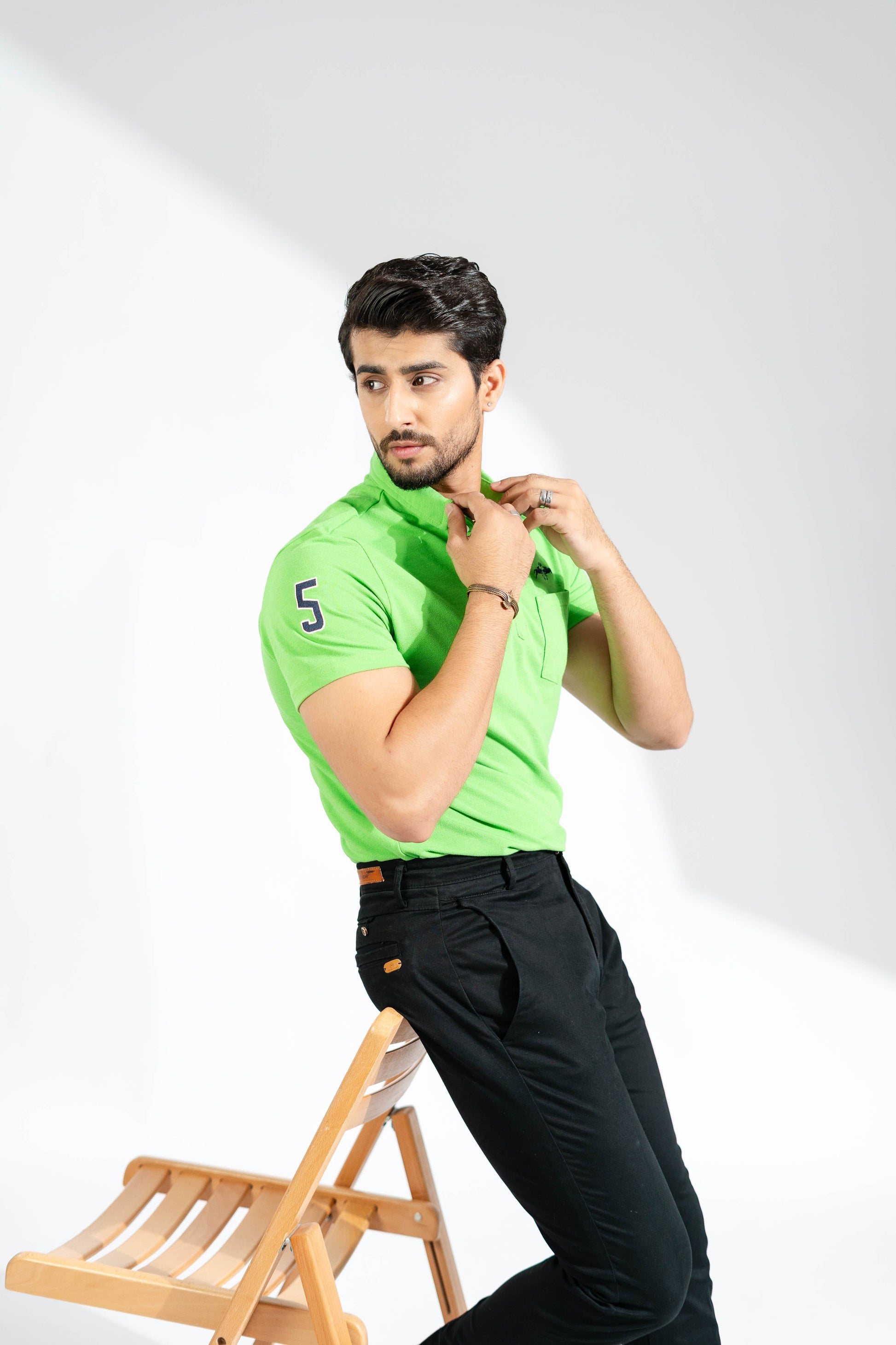 Polo Republica Men's Double Pony Polo & 5 Embroidered Pocket Polo Shirt Men's Polo Shirt Polo Republica