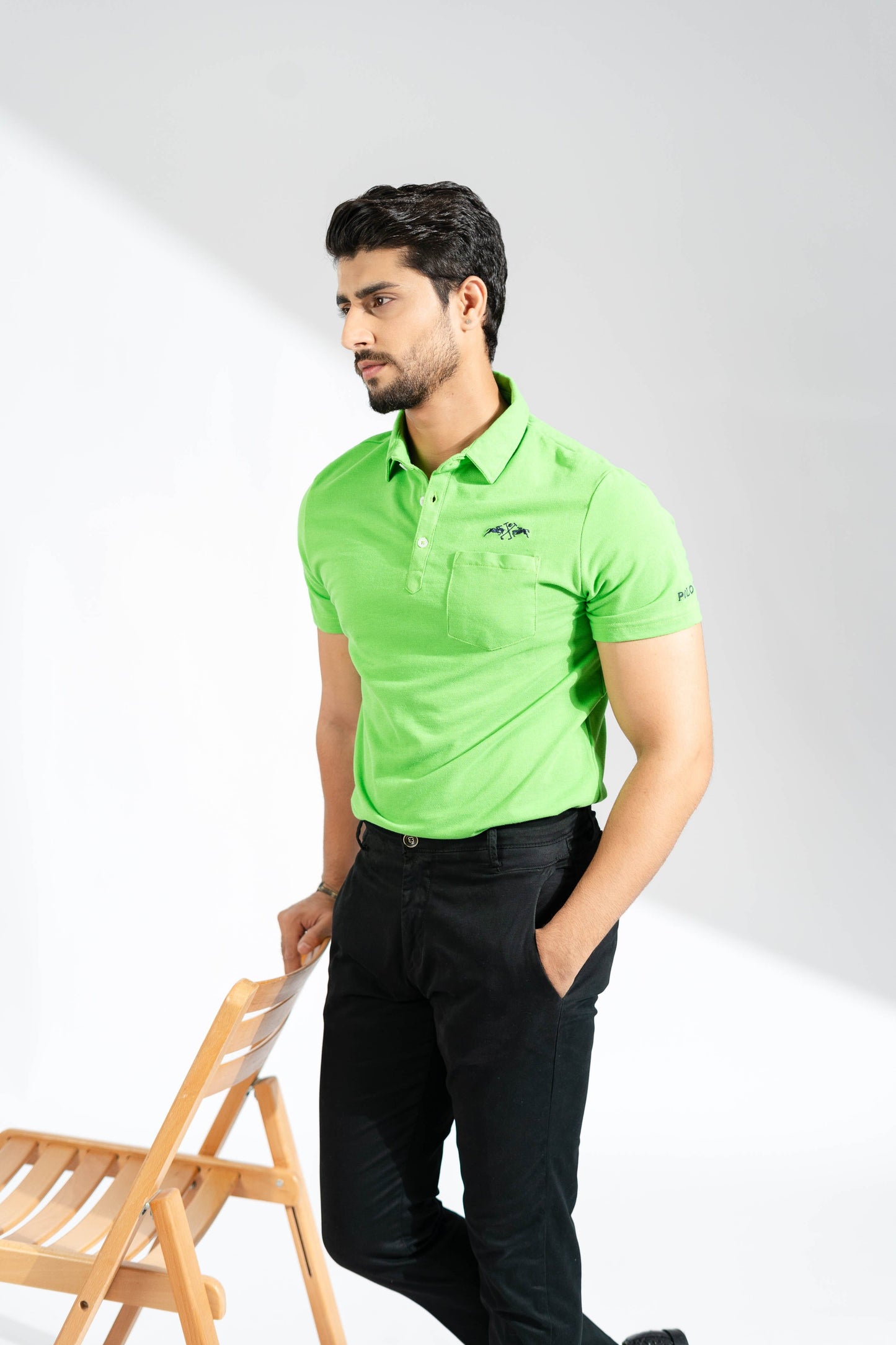 Polo Republica Men's Double Pony Polo & 5 Embroidered Pocket Polo Shirt Men's Polo Shirt Polo Republica