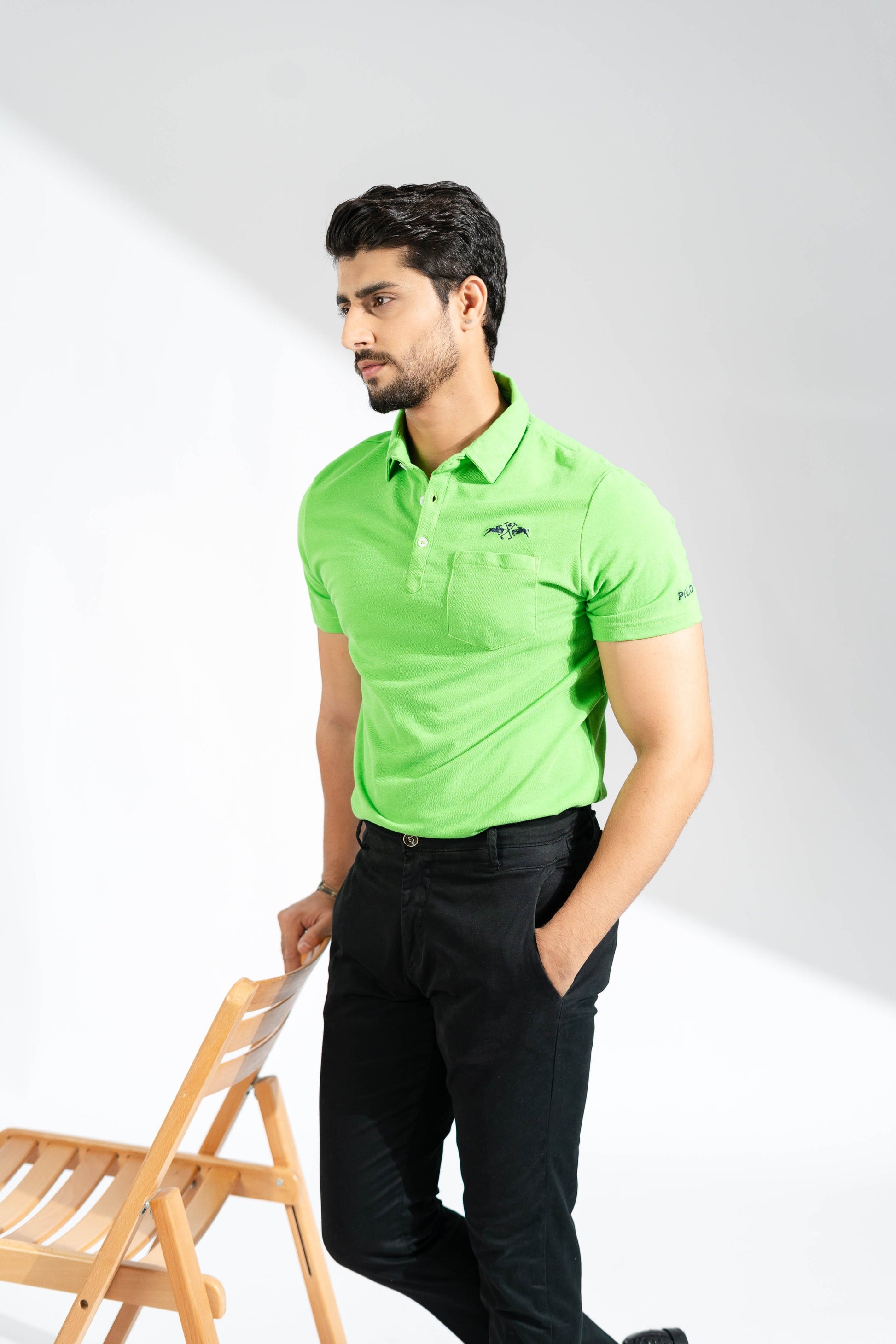 Polo Republica Men's Double Pony Polo & 5 Embroidered Pocket Polo Shirt Men's Polo Shirt Polo Republica